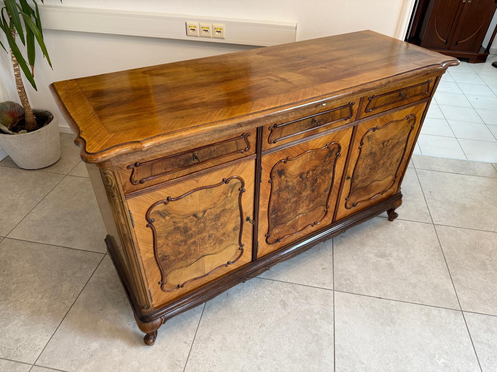 Barocke Anrichte Kommode Sideboard Ablage G1731