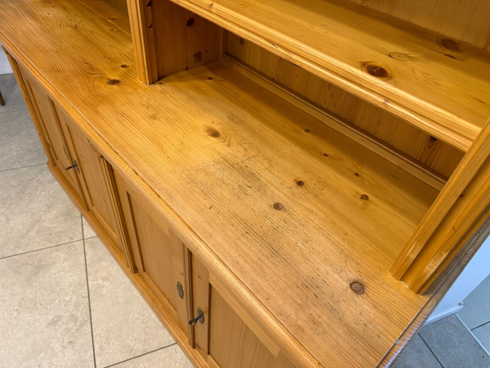 Grosses Bücherregal Stellage Bücherschrank Bauernkasten Bücherwand G2408