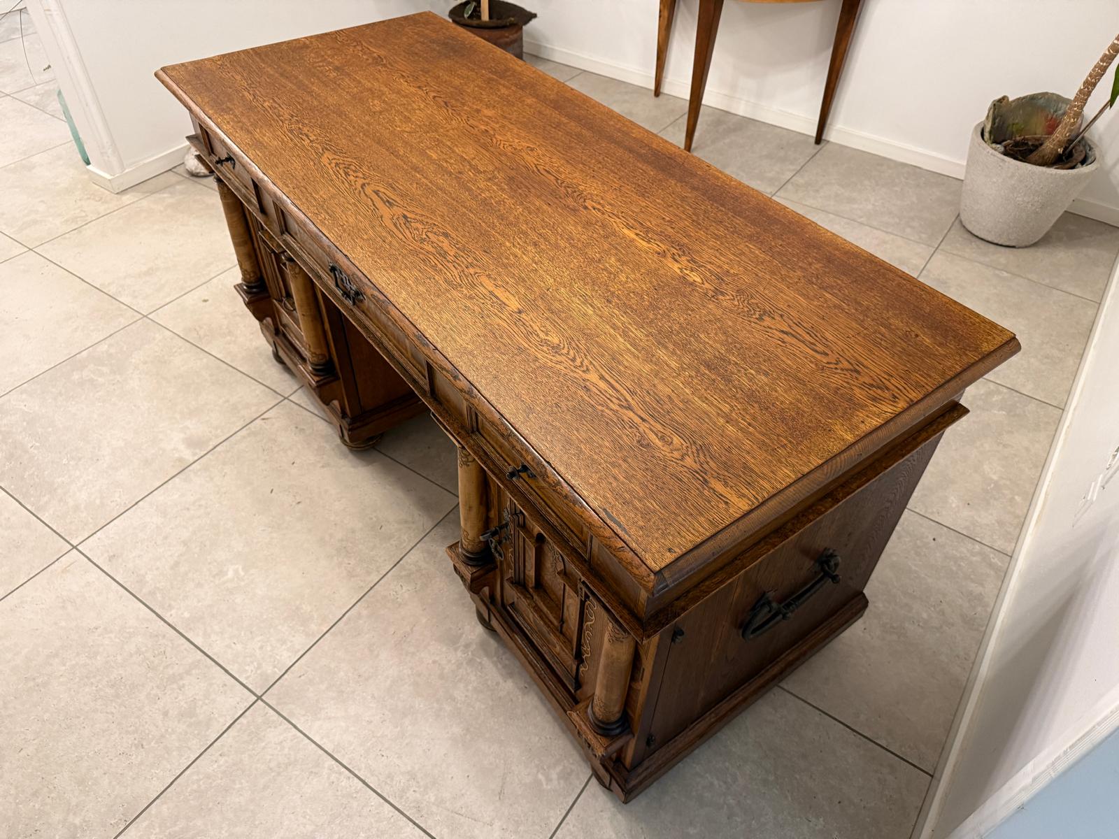 Spätrenaissance Sekretär Schreibtisch Herrenschreibtisch Original Antiquität G2209