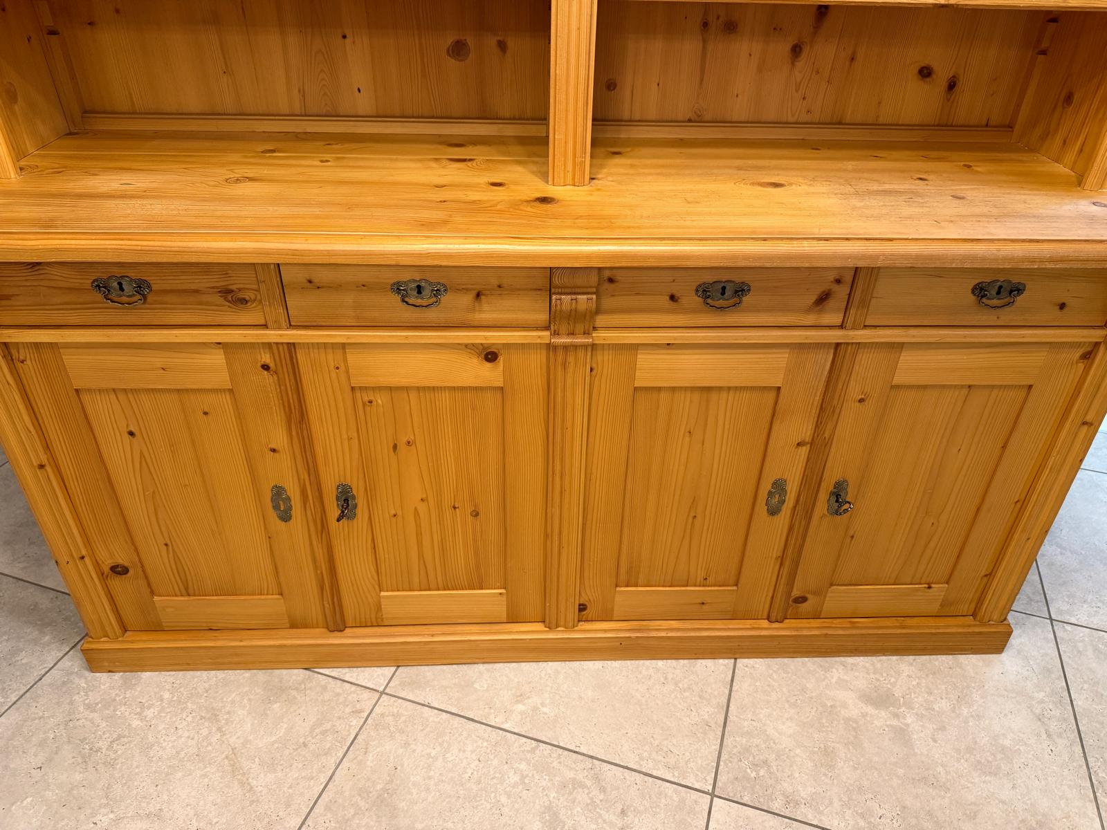 Grosses Bücherregal Stellage Bücherschrank Bauernkasten Bücherwand G2408