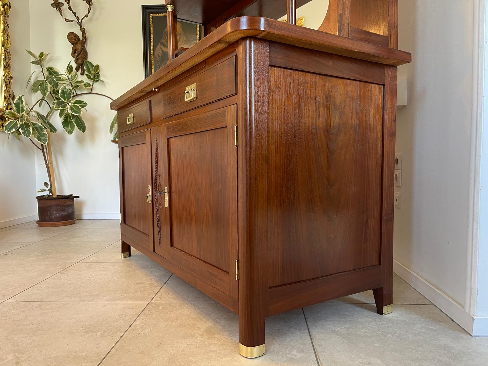 SALE Restauriertes Jugendstil Aufsatzbuffet Etagere Bücherschrank Traum Antiquität G1639