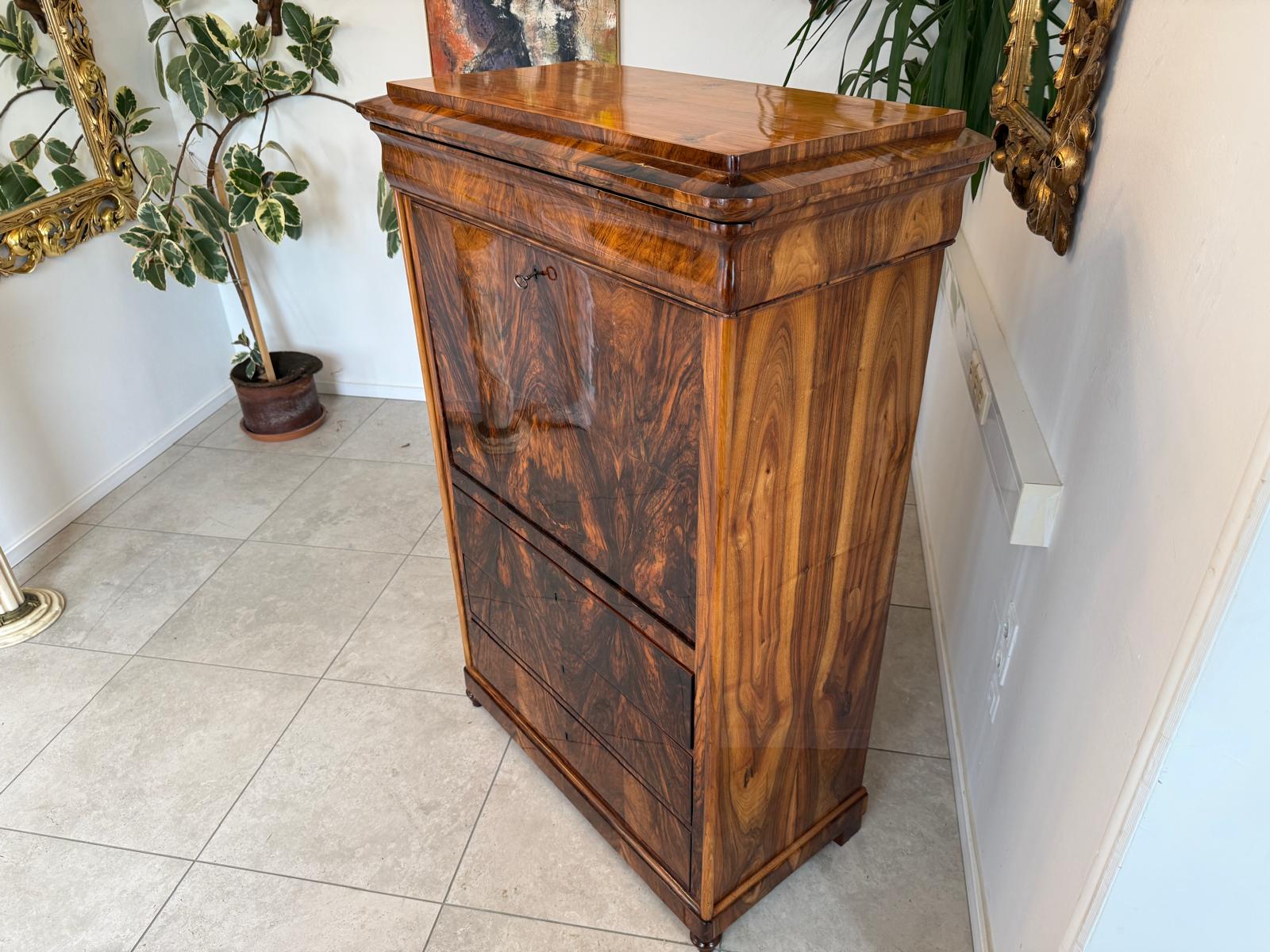 Sale Restaurierter Spätbiedermeier Standsekretär Schellack G1816