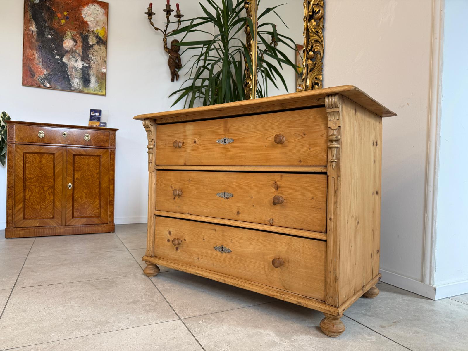 Bäuerliche Gründerzeit Anrichte Kommode Kasterl Bauernmöbel Antik D1201