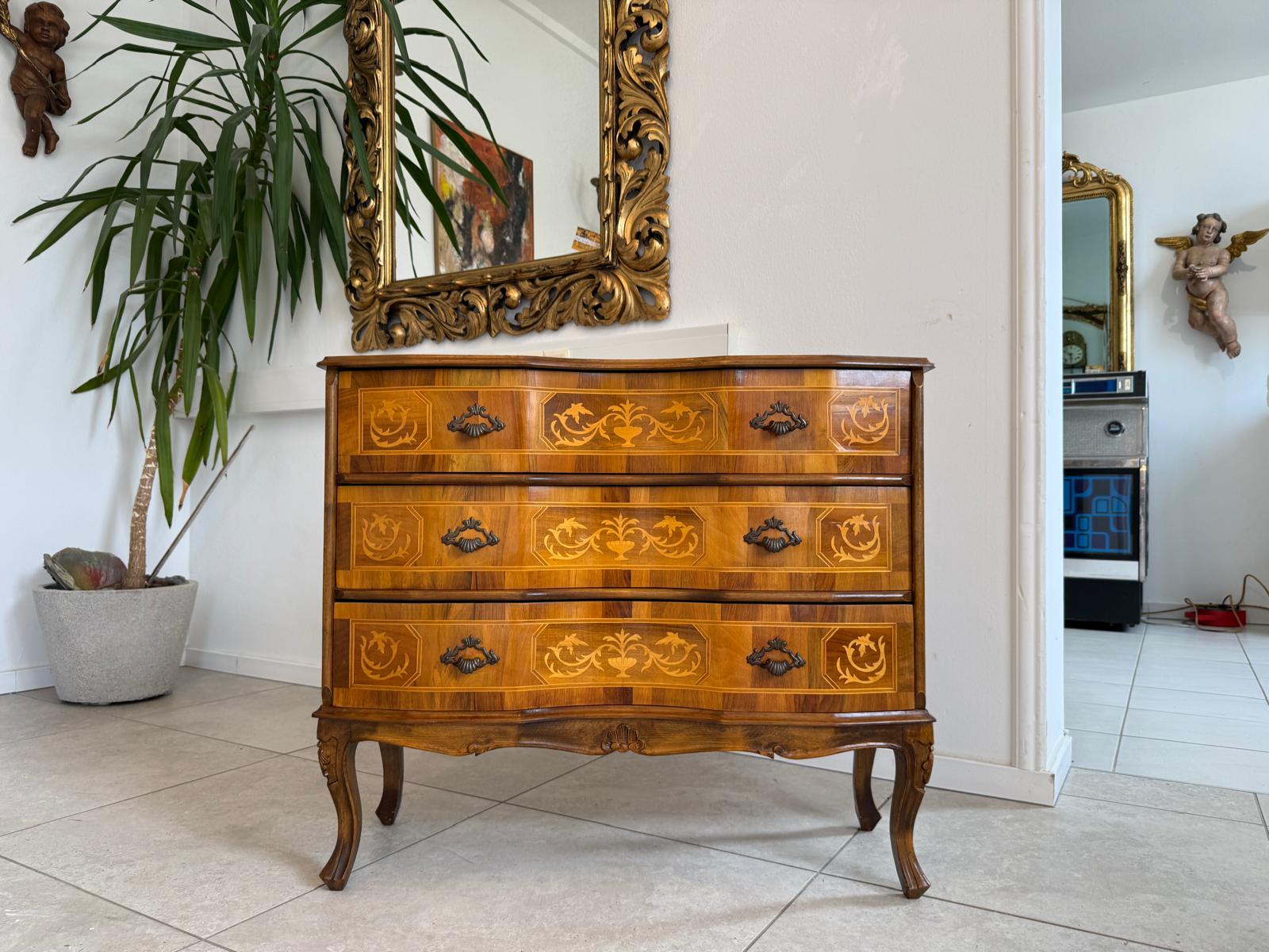 Kommode Barockstil Stilkommode Barock Stilmöbel Sideboard D2317