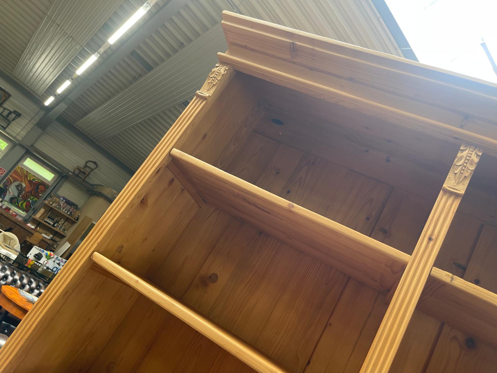 Altes Bäuerliche Stellage Regal Bauernmöbel - Bücherkasten G1700