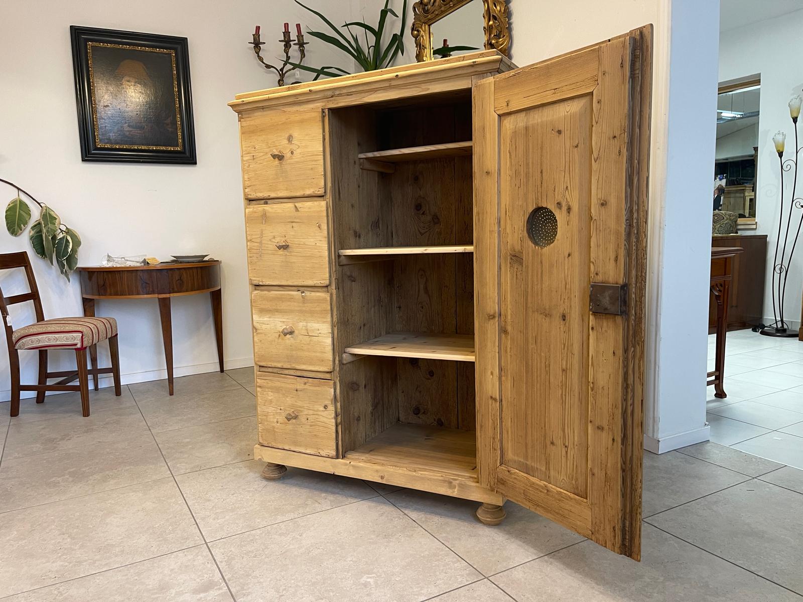 Originaler Biedermeier Brotschrank Almerschrank Speiskasten Antiquität G1062