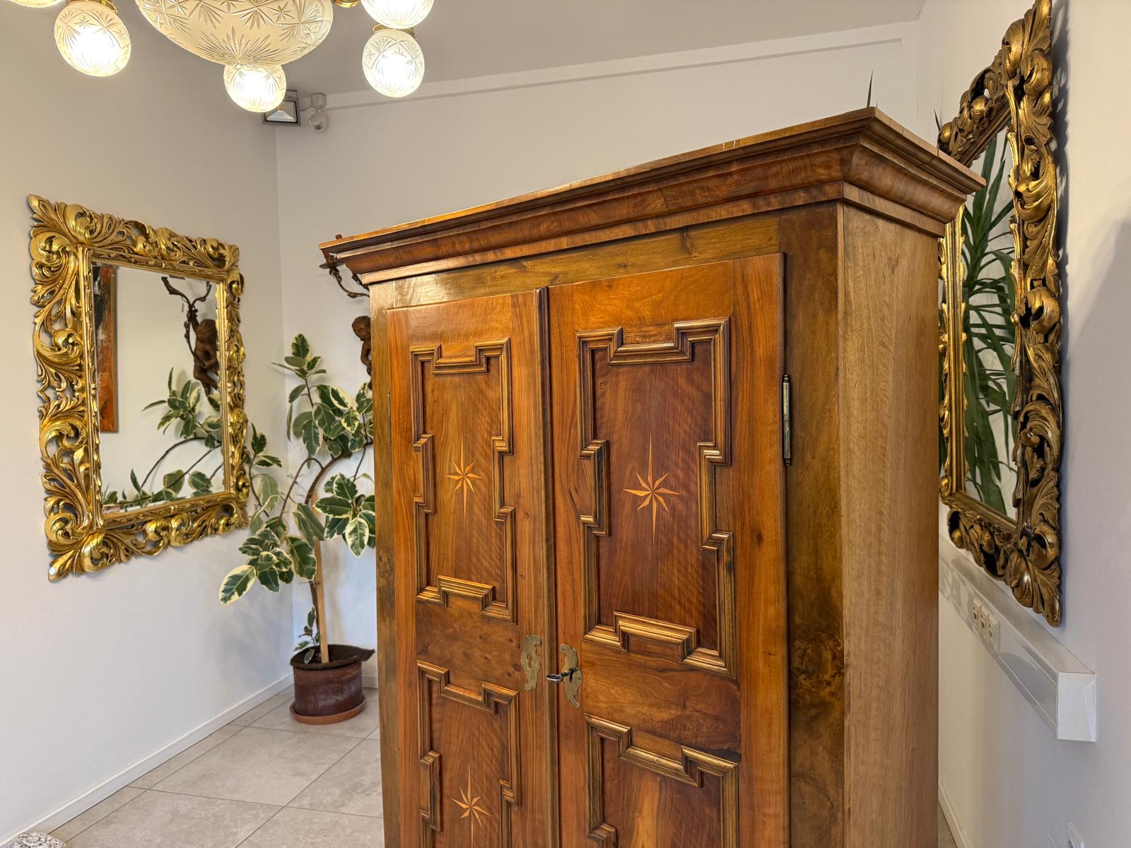 Prachtvoller Barockschrank Bauernschrank Antik Authentisch G2223