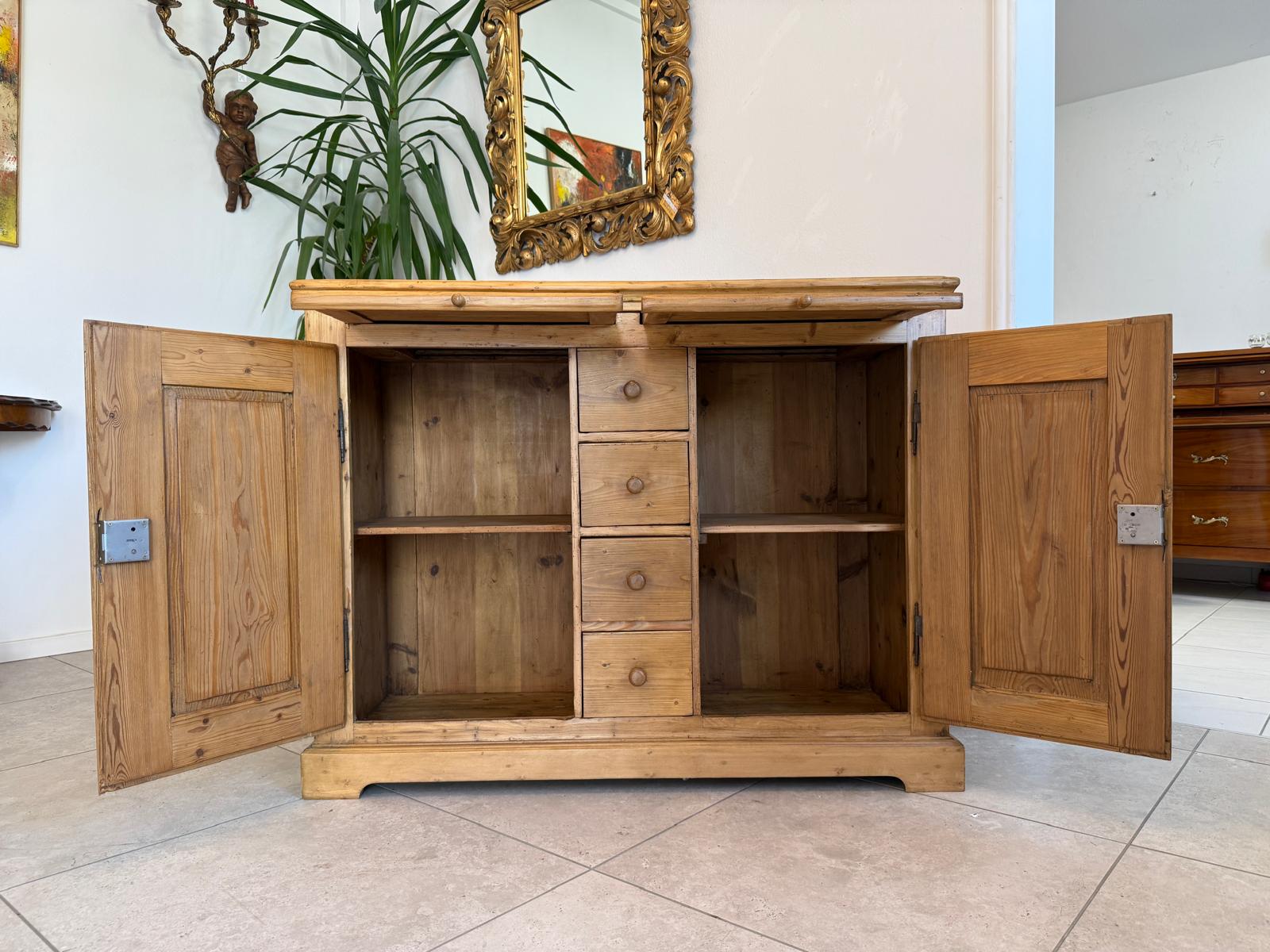 Restaurierte Biedermeier Anrichte Ladenkommode Antiquität G1789