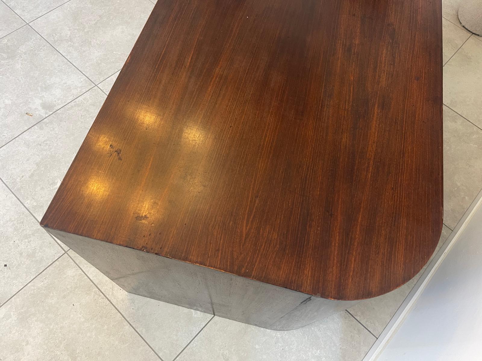 Art Deco Sekretär Büroschreibtisch mit Wurzelholzmaserung G1305