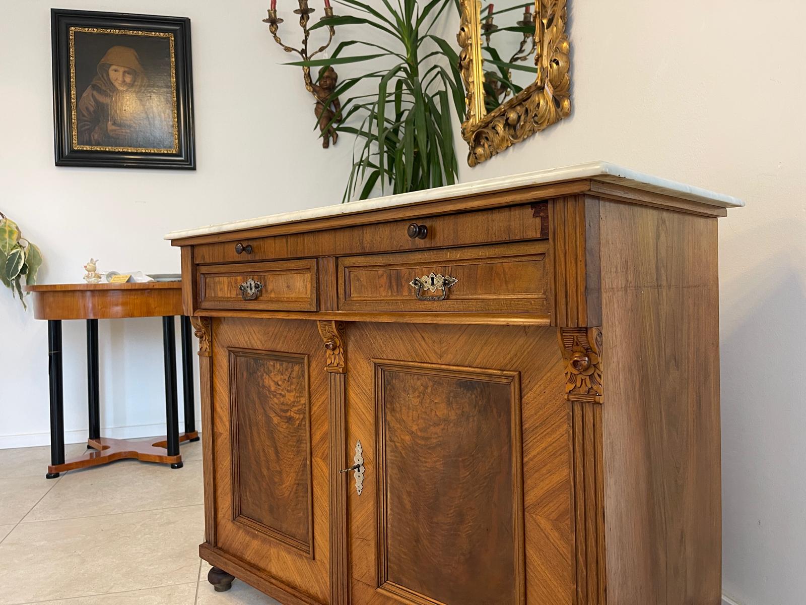 Originale Gründerzeit Anrichte Schrank Vertiko Antiquität G1340