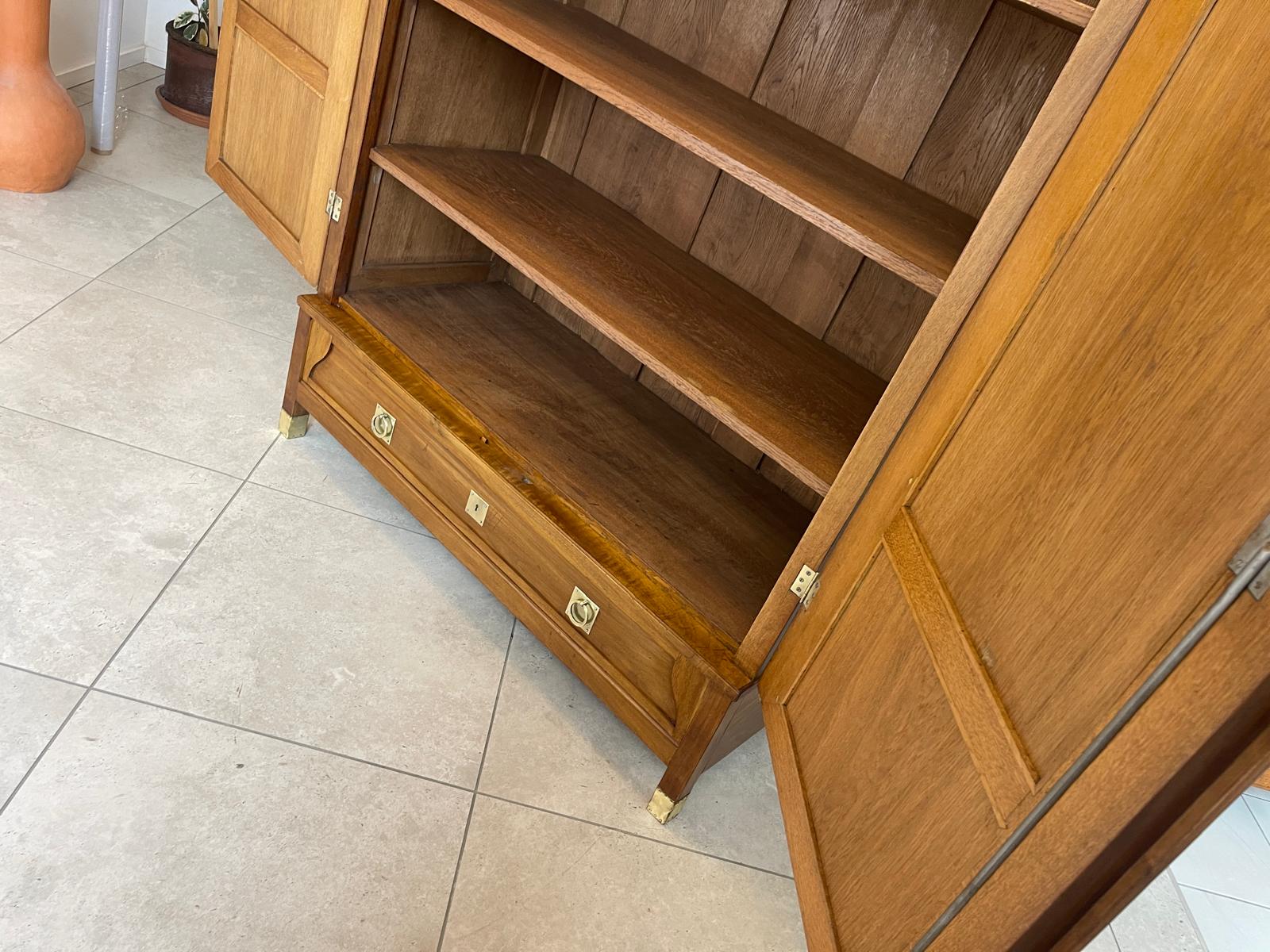 Jugendstil Schrank Kleiderkasten Jugendstil Bücherschrank G1515