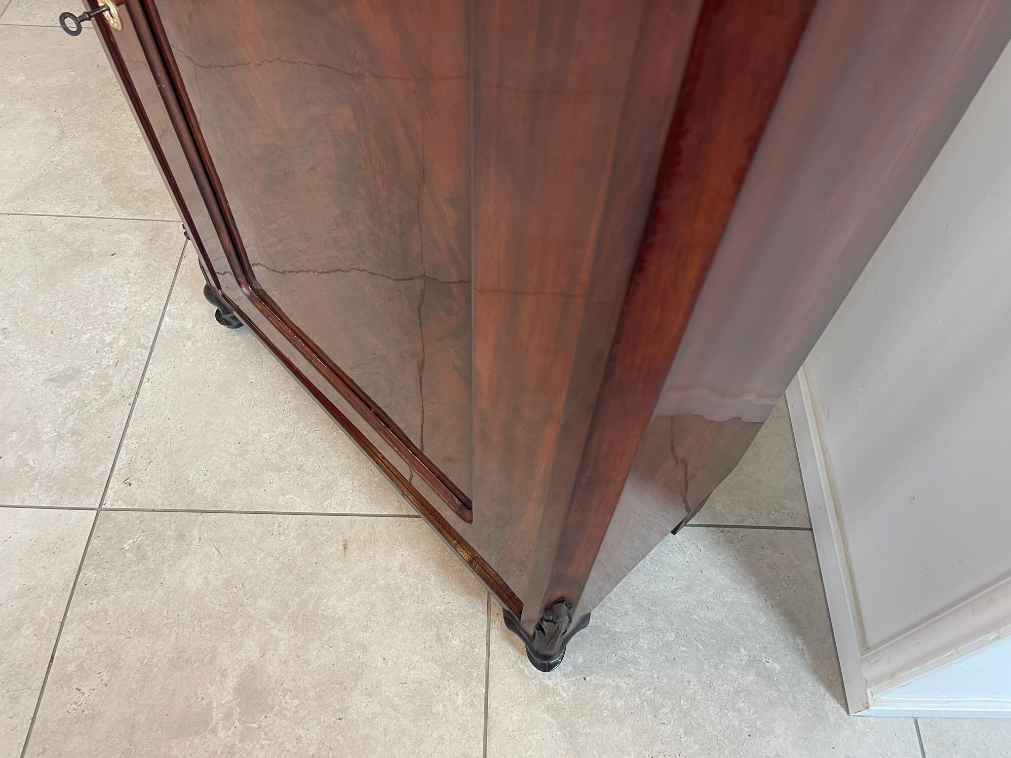 Spätbiedermeier Vertiko Halbschrank Antiqutität Rarität G1614