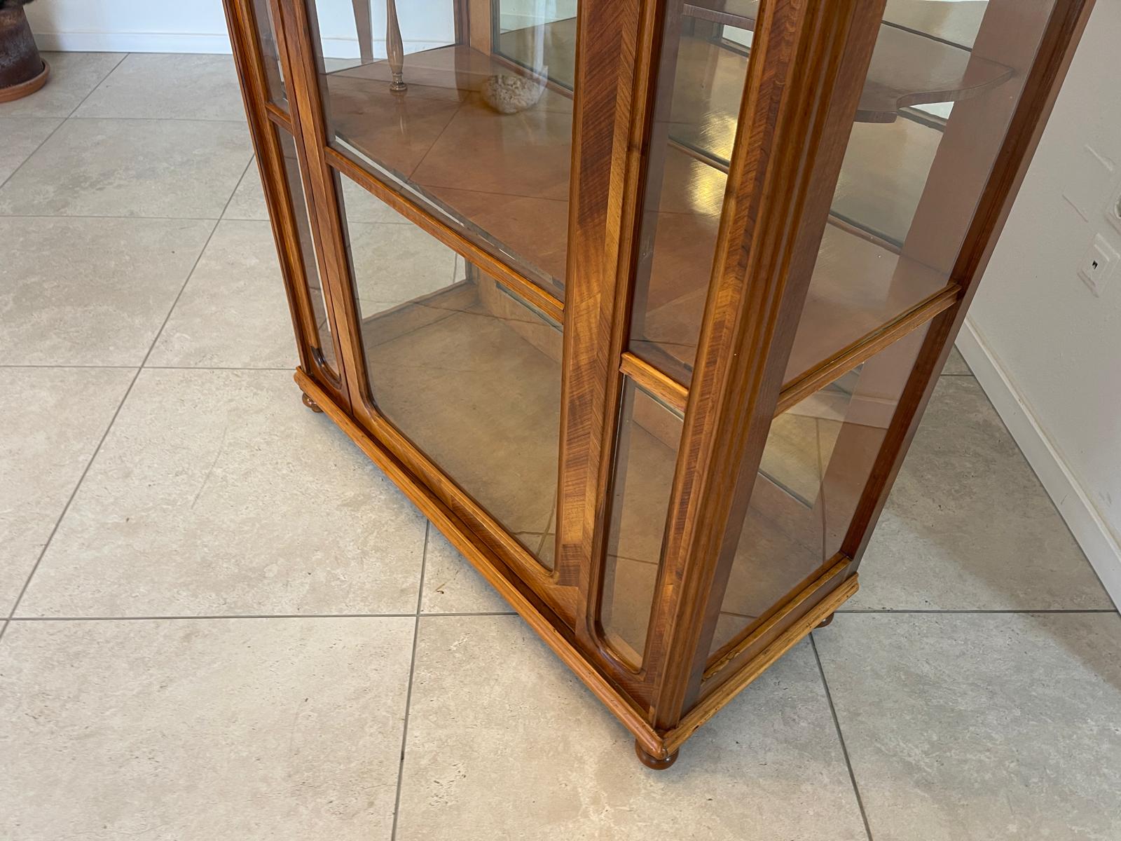 SALE Gründerzeit Vitrine Bücherschrank Sammlervitrine Antiquität G1187