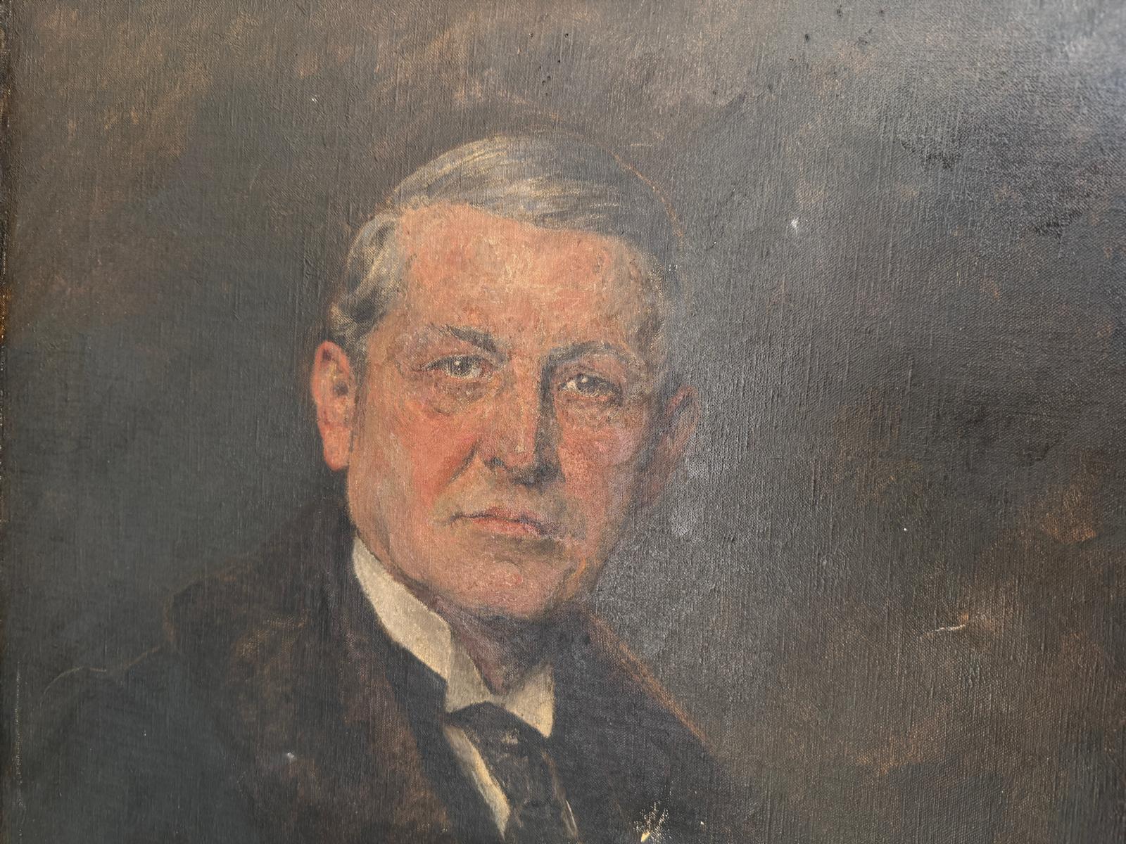 klassisches Herrenporträt, Öl auf Leinwand G1865