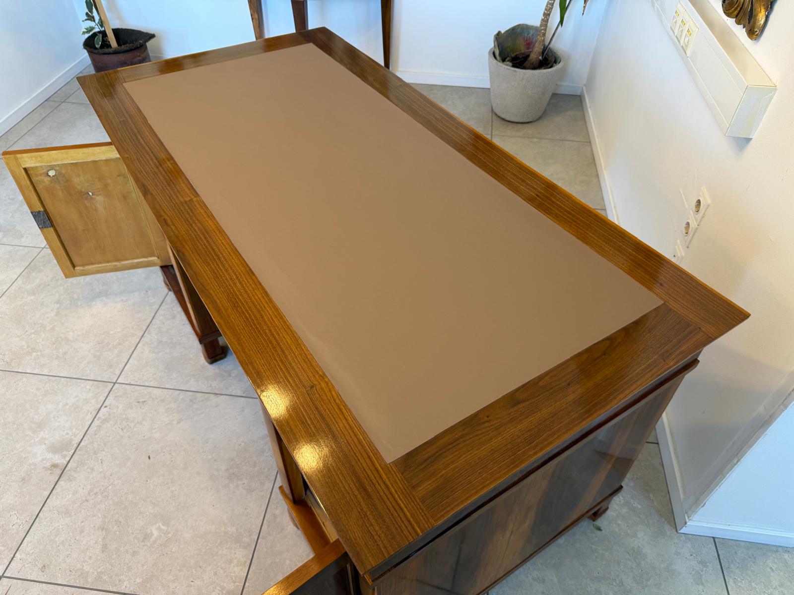 Restaurierter Biedermeier Schreibtisch Sekretär Bürotisch Antiqutität G2163