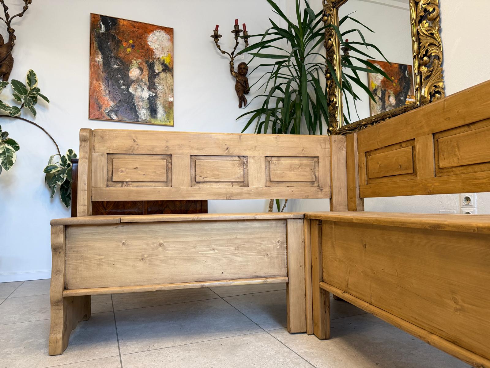 Eckbank Eckbankgruppe Bauernstube Naturholz Sitzgruppe D1133