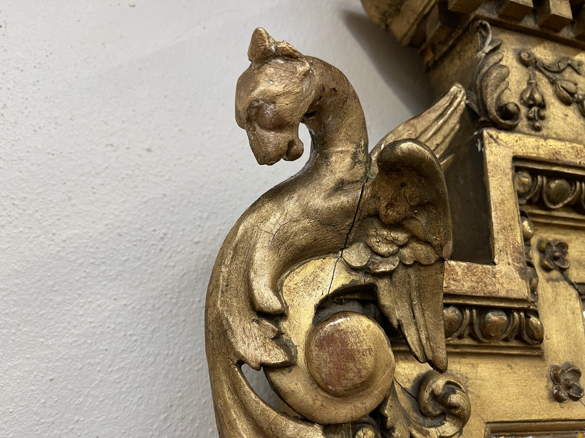 IMG_0990 Florentiner Rahmen Spiegel vergoldet Original i1288