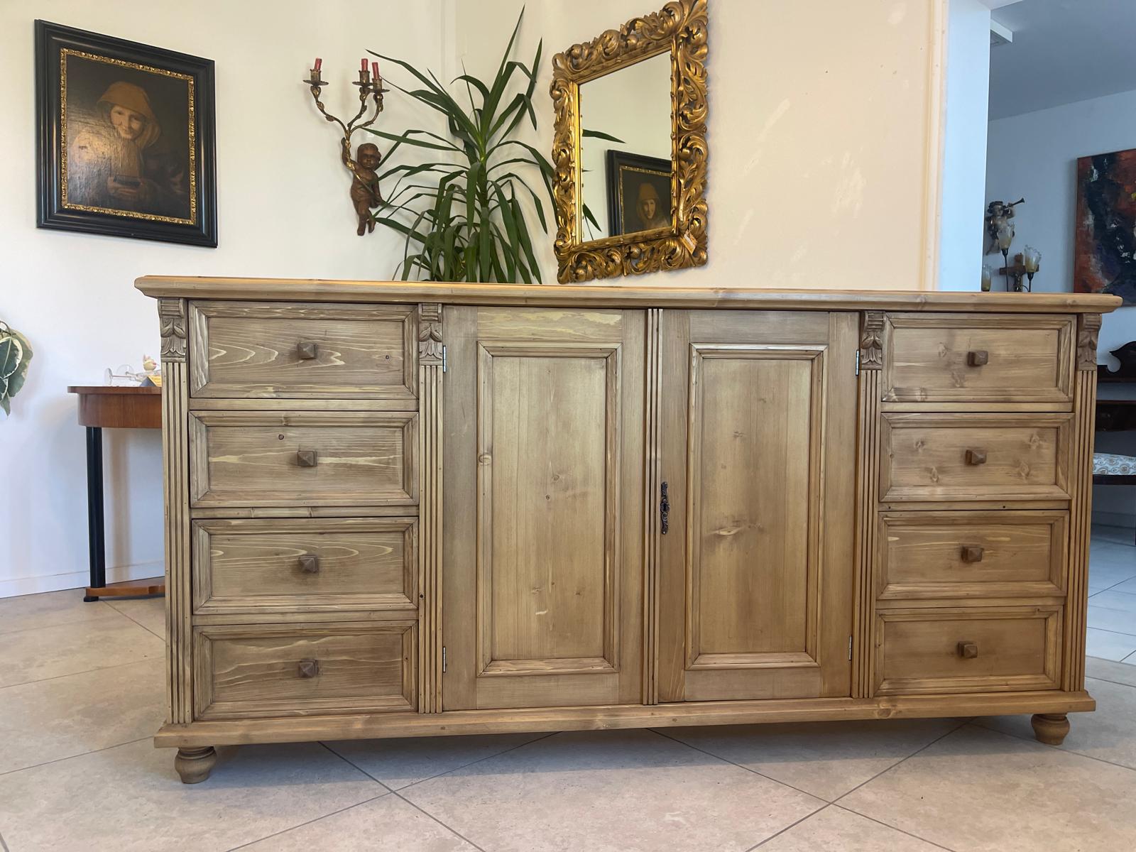 Massivholzkommode Ladenkommode Bauernmöbel Bauernmöbel Bauernschrank G1298