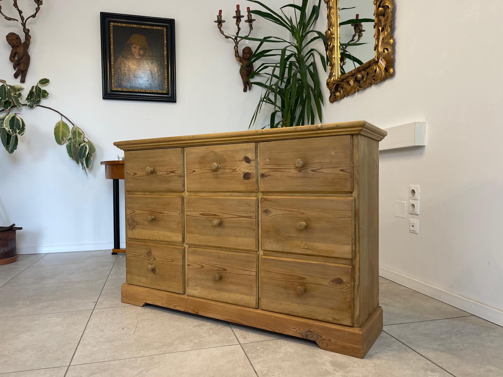 Bäuerliche Kommode 9 Ladenkommode Landhausmöbel Weichholzmöbel G1251