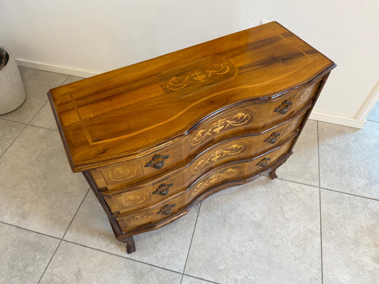 Barockstilkommode 3 Laden Kommode Marketerien G2235