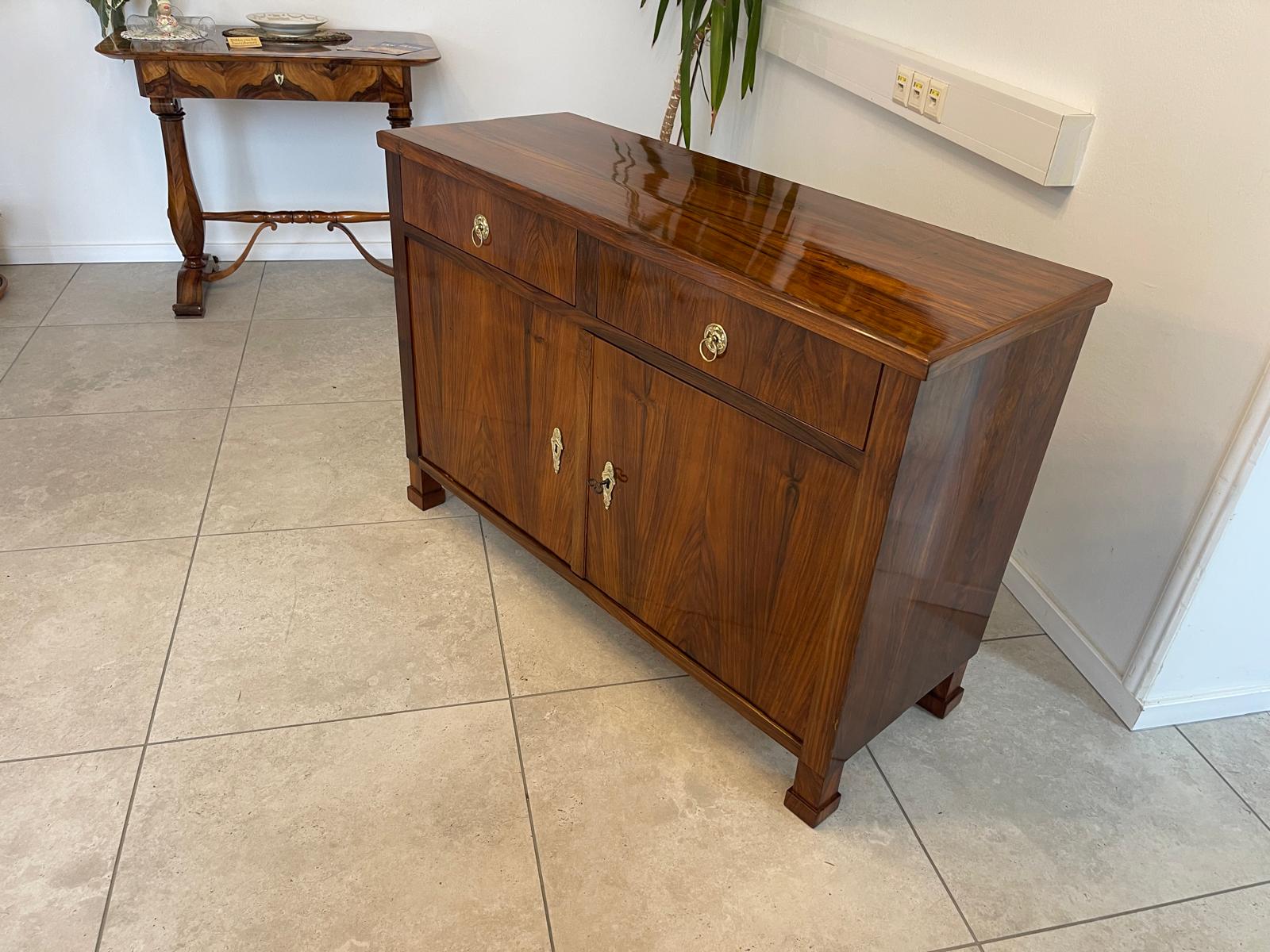 Sale Restaurierte Biedermeier Anrichte Sideboard Nussholz Antiquität G1508