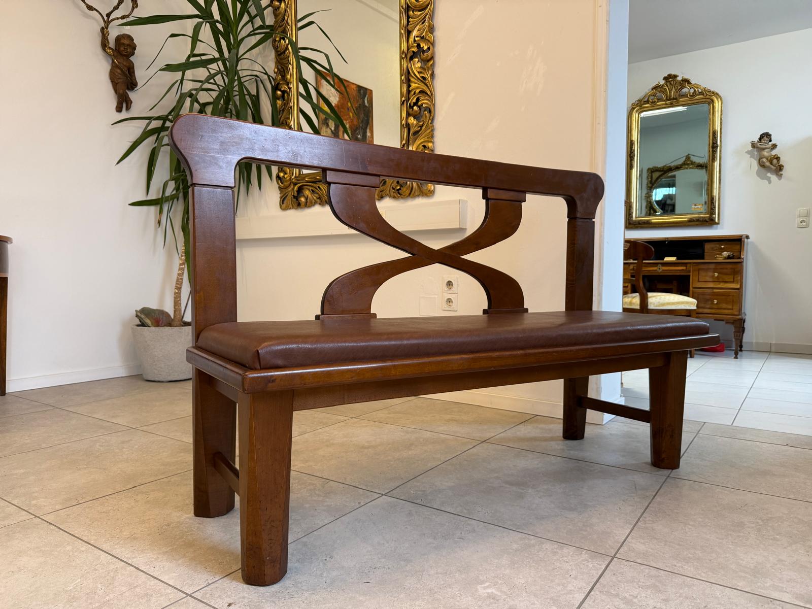 Antike Bank Sitzbank Lümmelbank Bankerl G2268