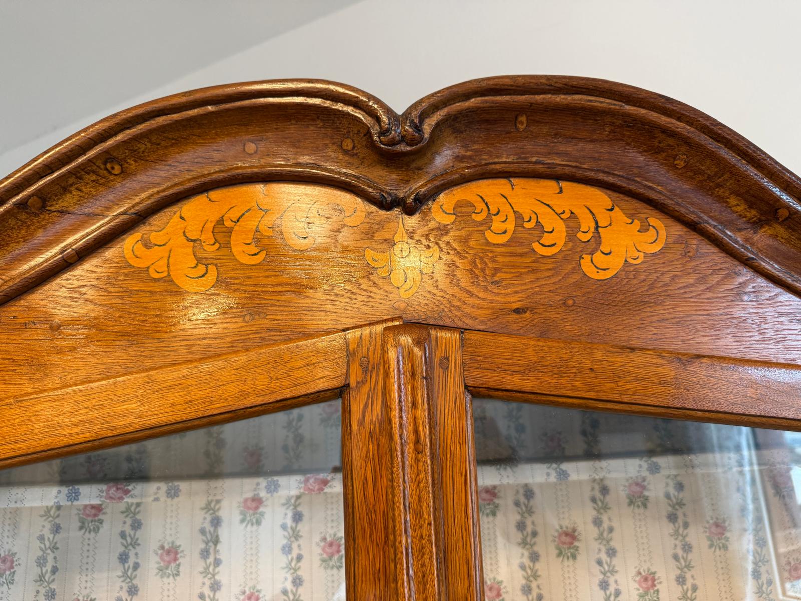 Barocke Aufsatzvitrine Aufsatzkommode Vitrine Antiquität Tabernakl Sale D1142