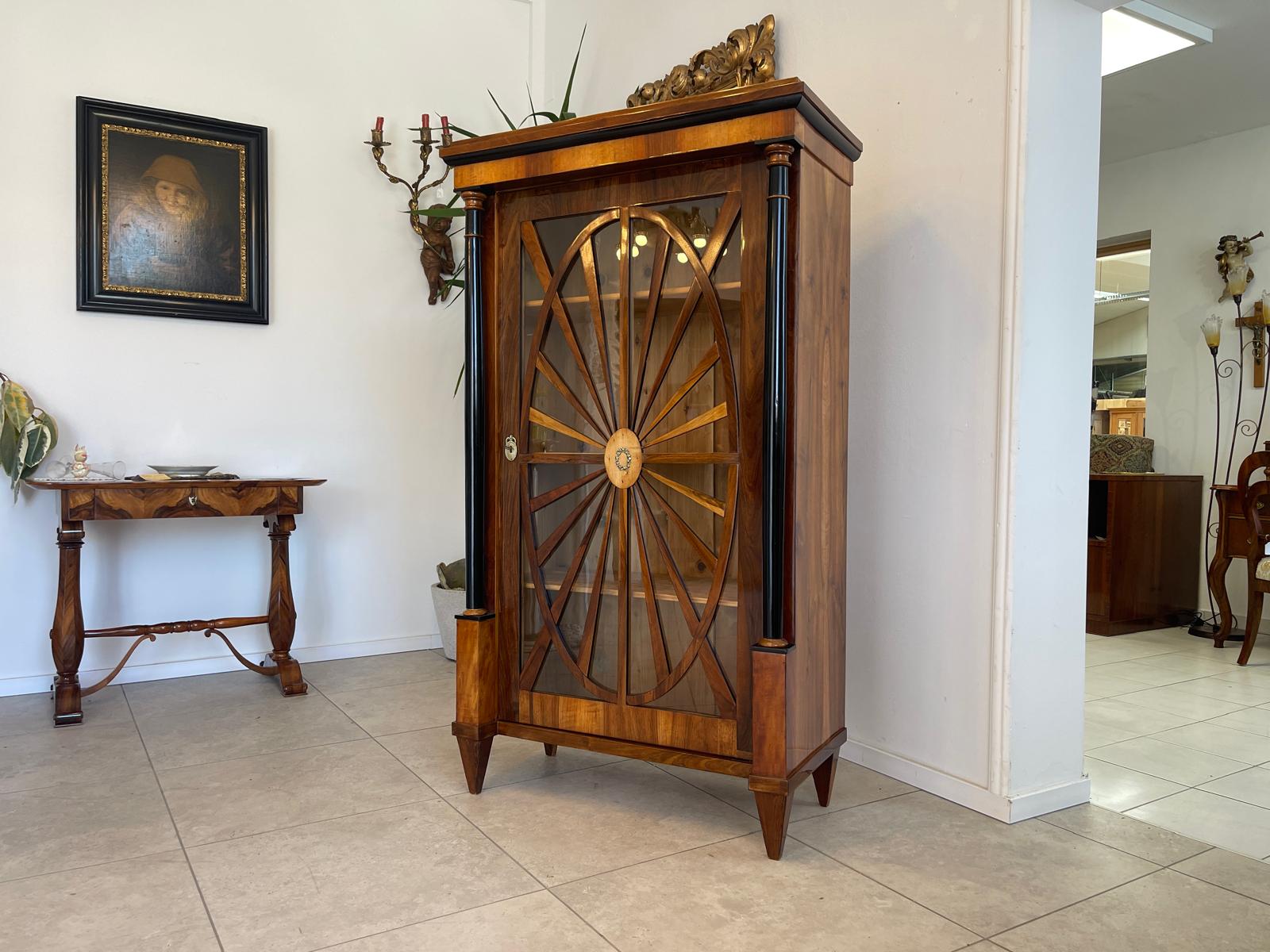 Sale Empire Vitrine Sonnenvitrine Bücherschrank Antiquität G1372