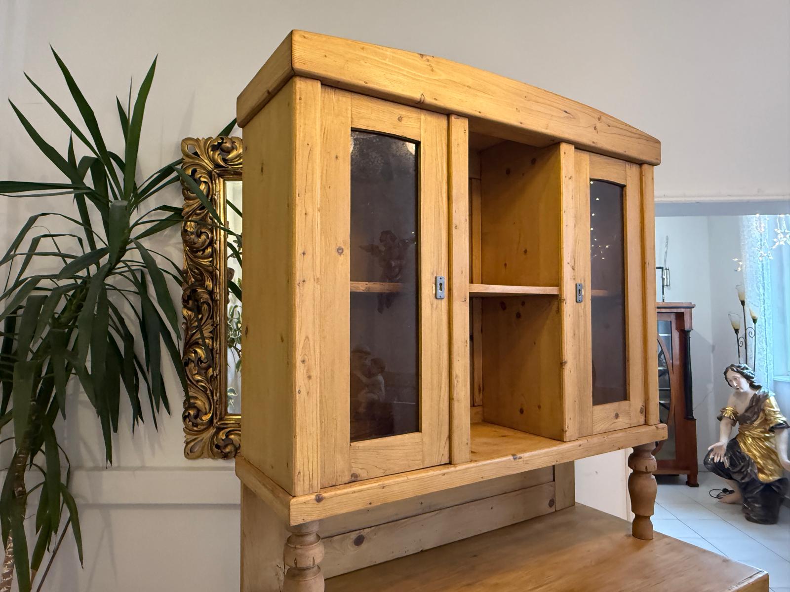 Gründerzeit Naturholschrank Küchenbuffet Küchenschrank Küchenkredenz G2335