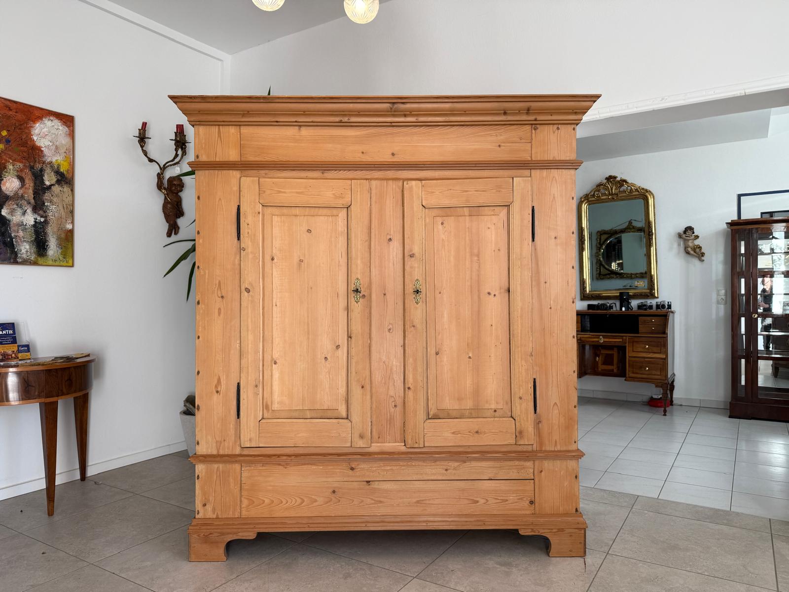 Originaler Bauernschrank Biedermeierschrank Hallenschrank Bauernkasten G2175