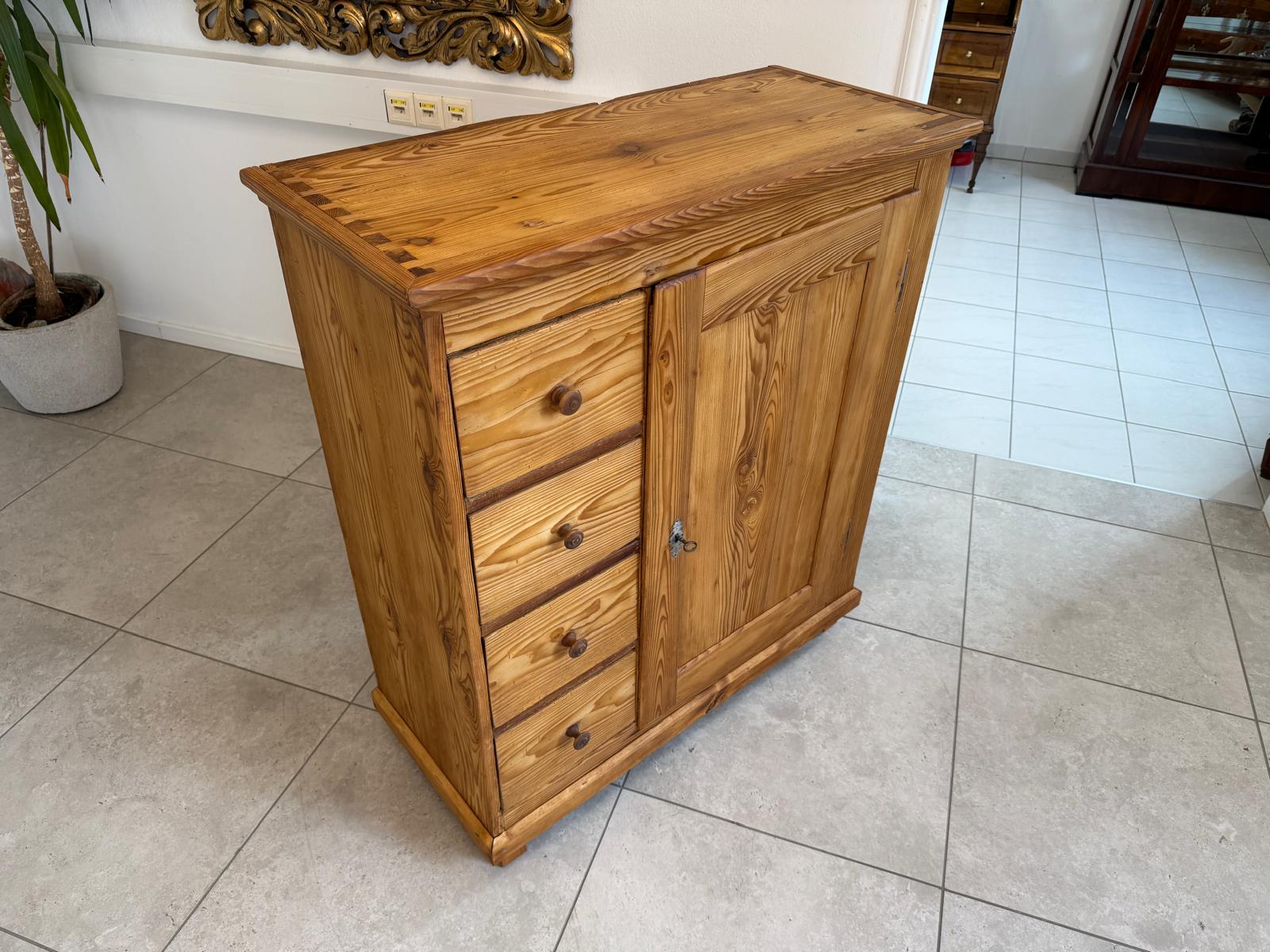 Brotschrank Almerschrank Speiskasten Bauernkasten Naturholzschrank Antik G2170