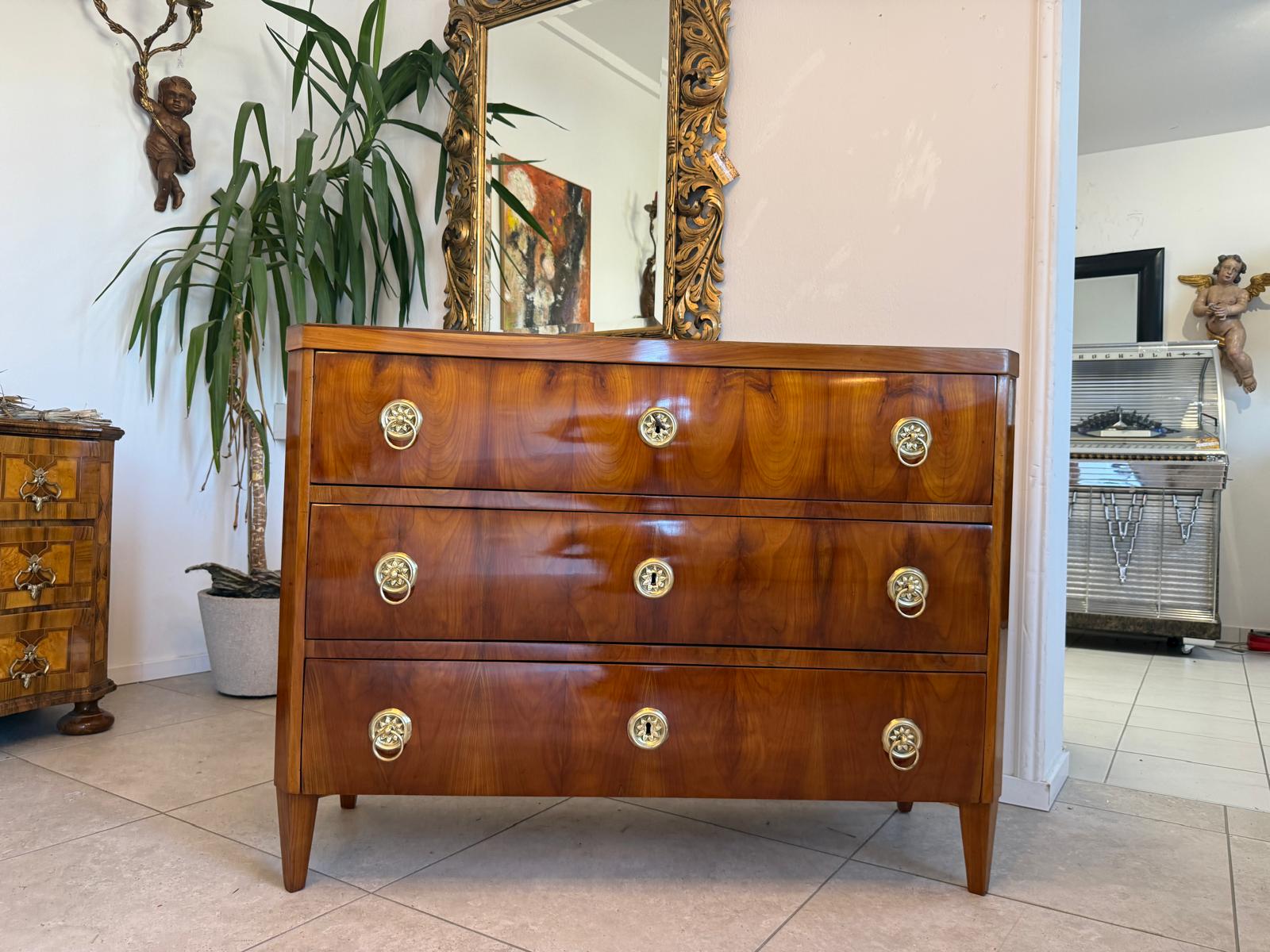 Restaurierte Biedermeier Kommode Kirschholz SALE D2765