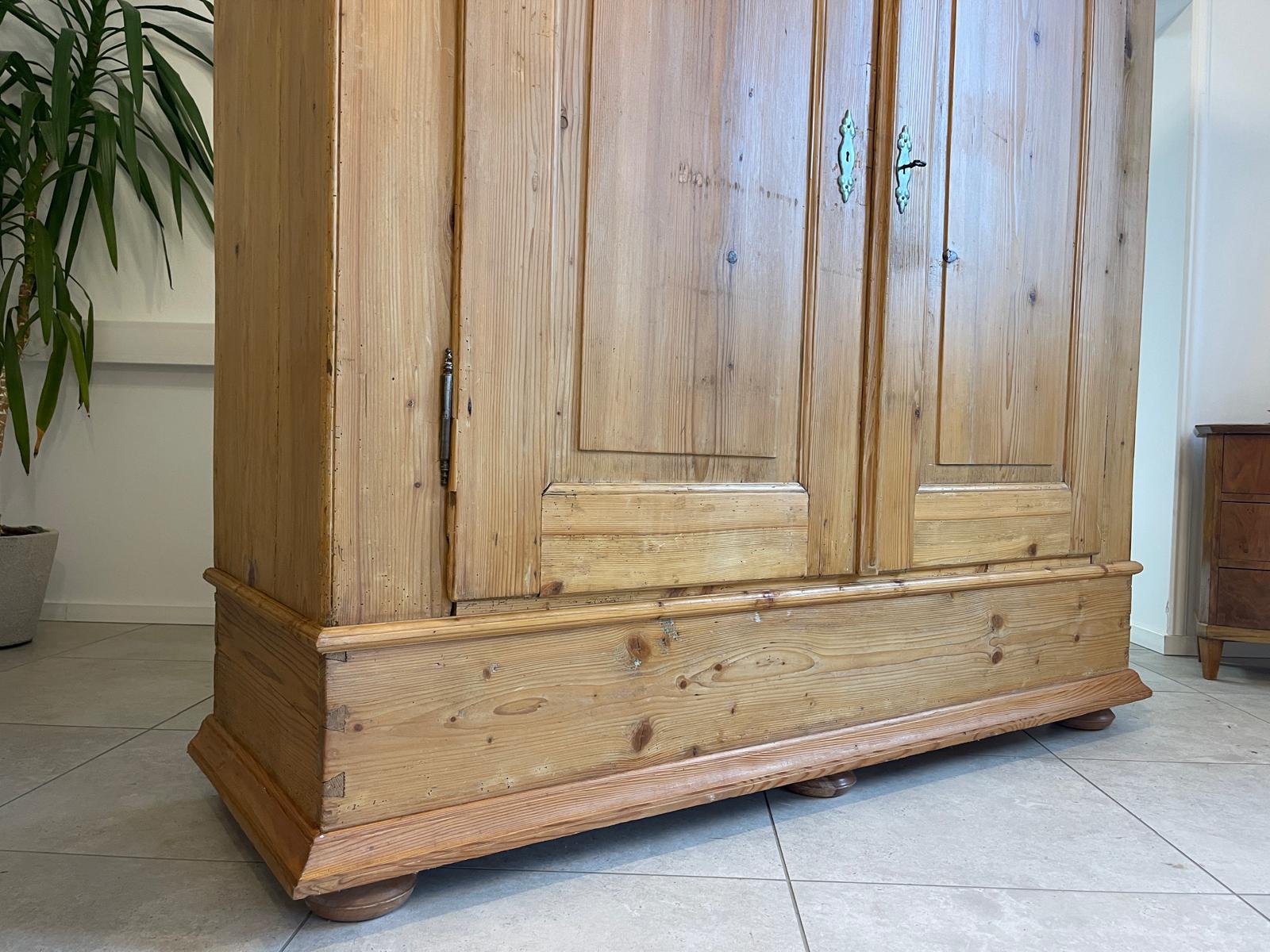 Originaler Bauernschrank Biedermeierschrank Hallenschrank Bauernkasten G1692