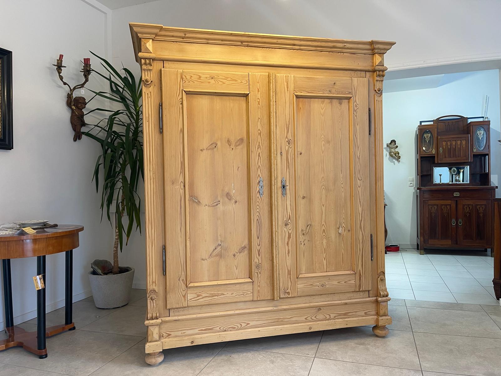 Originaler Bauernschrank Historismus Gründerzeit Hallenschrank Bauernkasten G1261
