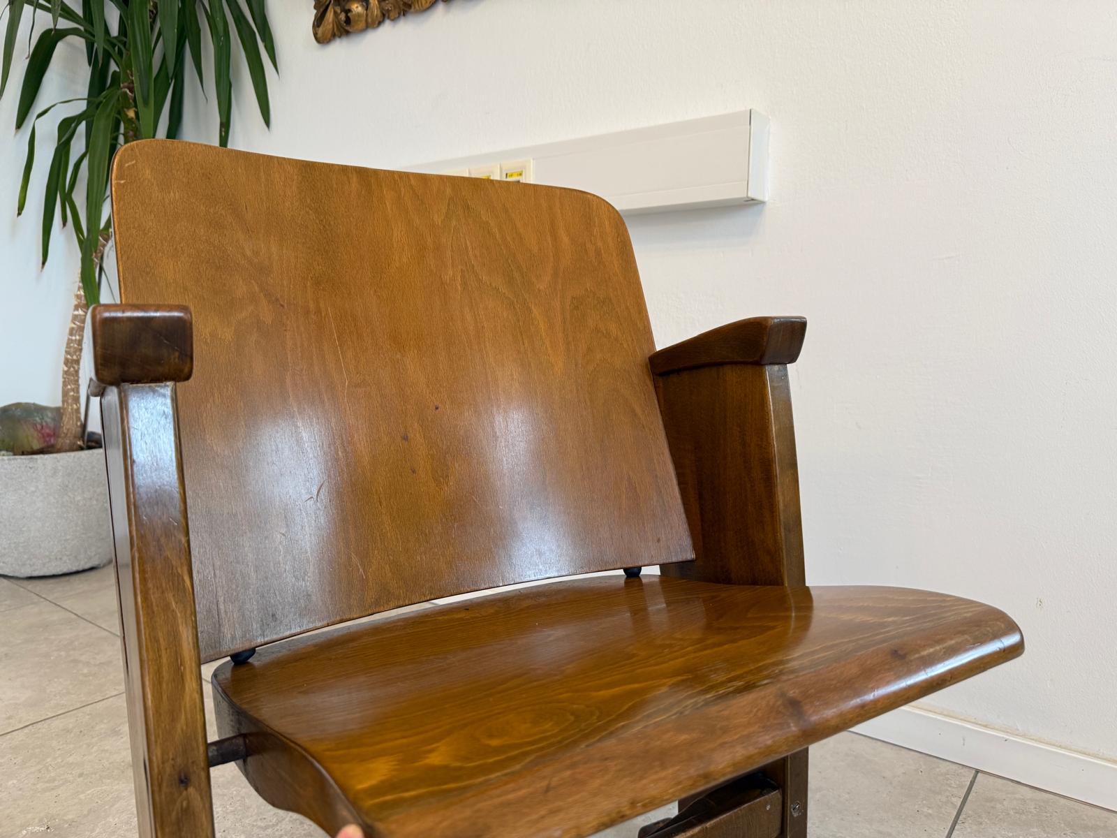 Original Wiener Kinosessel 1er Sitz Klappstuhl Stuhl Nostalgie Sessel G1728