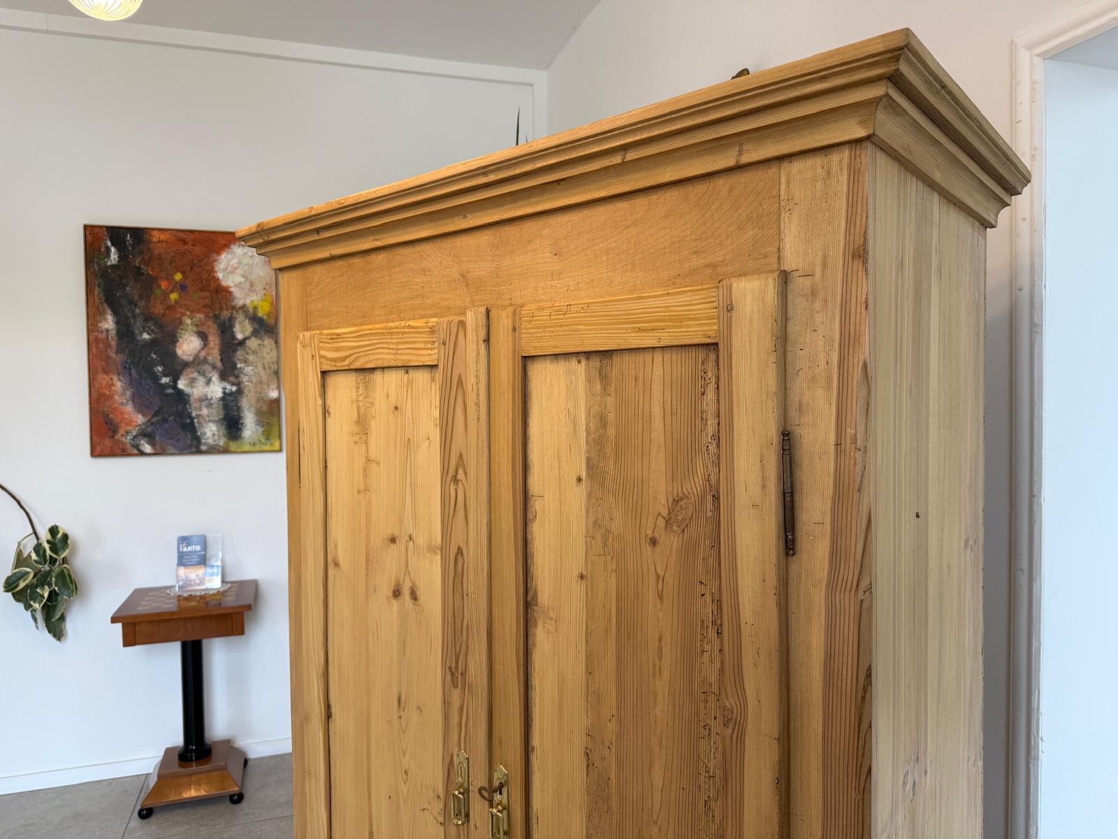 Bauernschrank Steirisch Biedermeier Naturholzschrank D2270