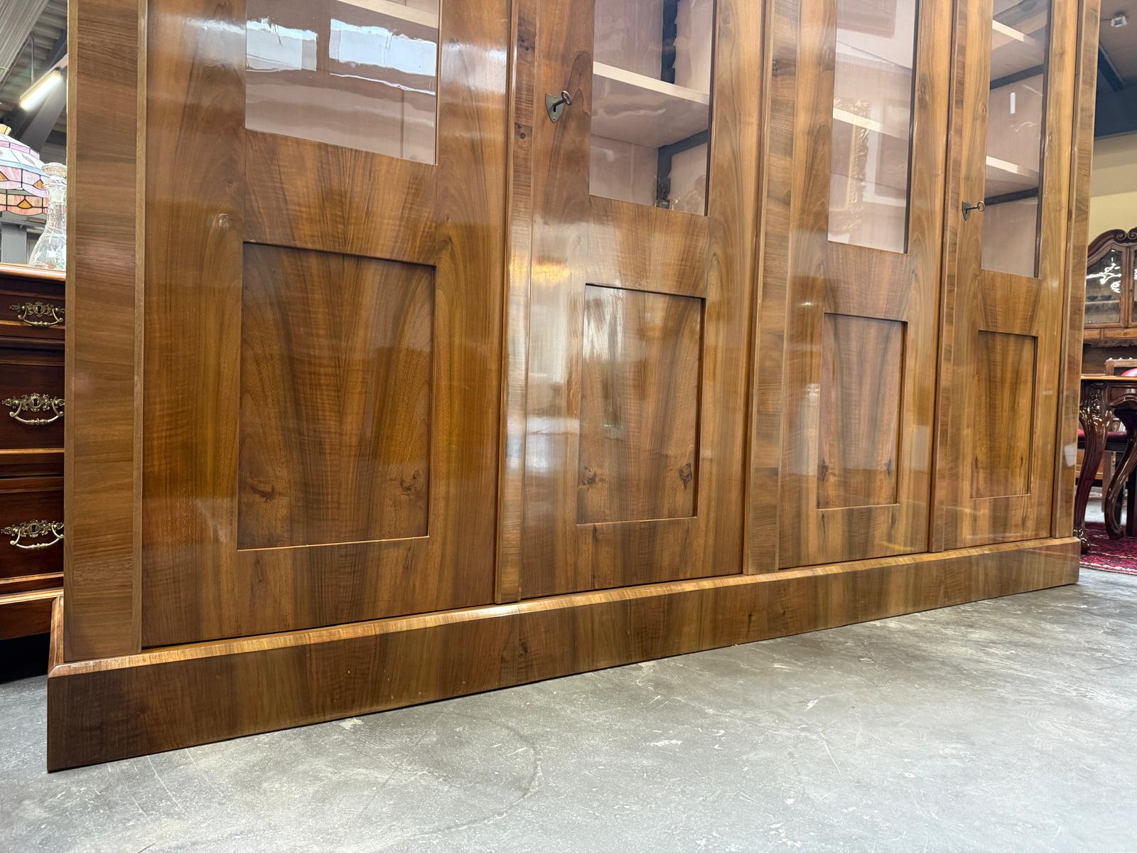 SALE Restaurierte Biedermeier Vitrine Bücherschrank Bibliotheksschrank ANTIQUITÄT D1225