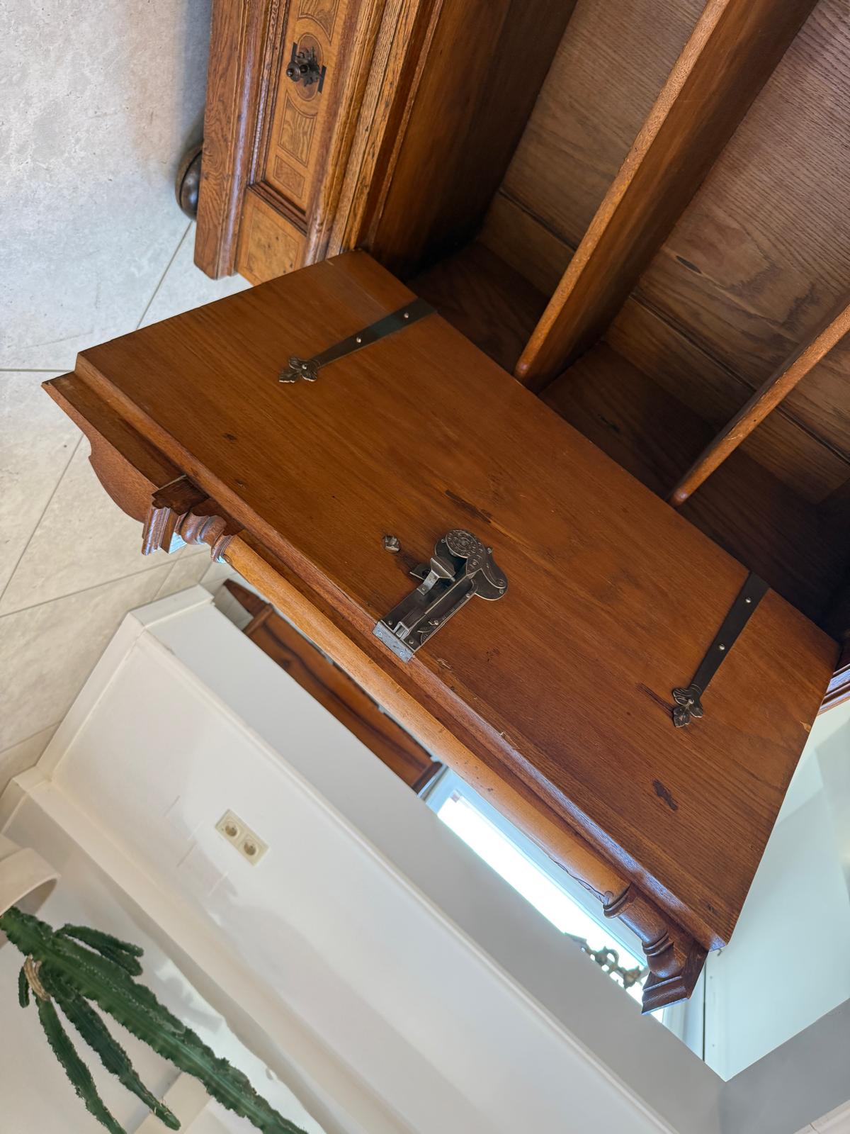 Spätrenaissance Anrichte Eichenholz Original Rarität Antiquität G2189