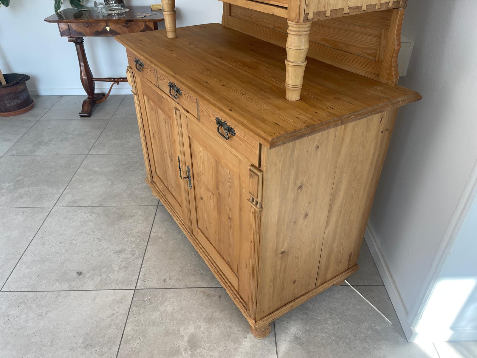 Originale Restaurierte Jugendstil Küchenbuffet Küchenschrank Küchenkredenz G1716
