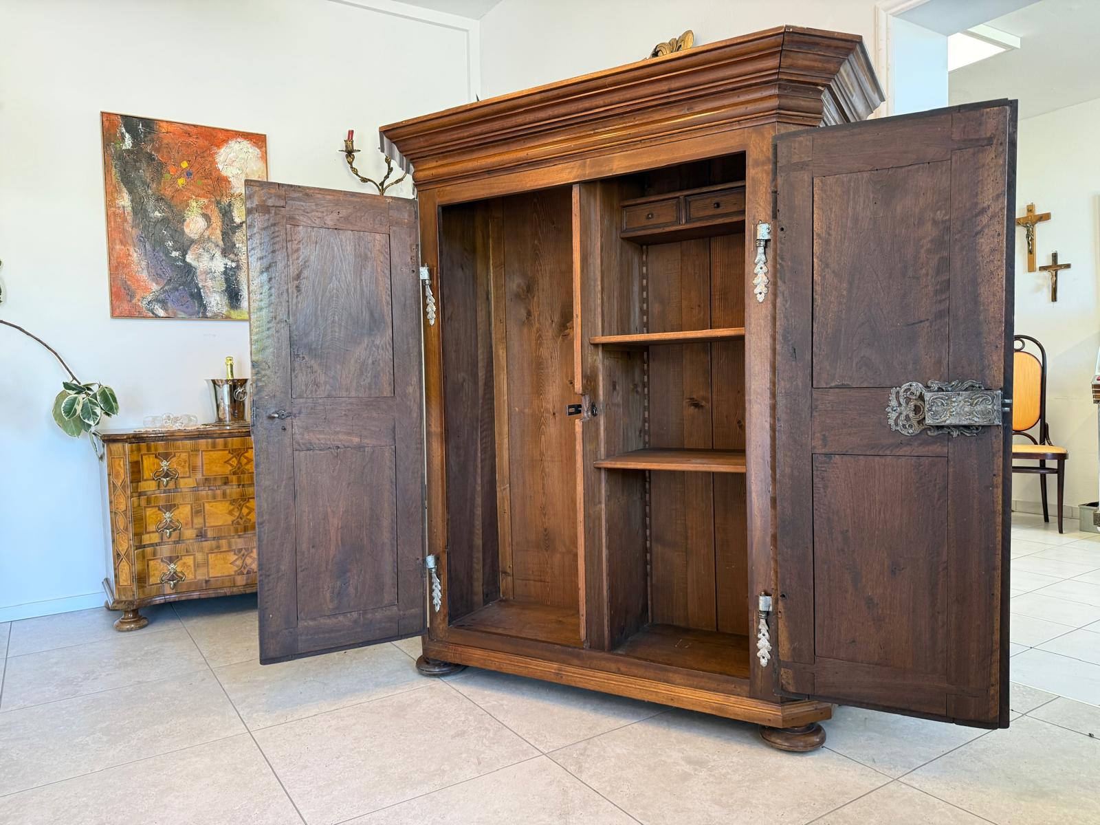 Barock Schrank Sale Originaler Bauernschrank Buchenholz D2640