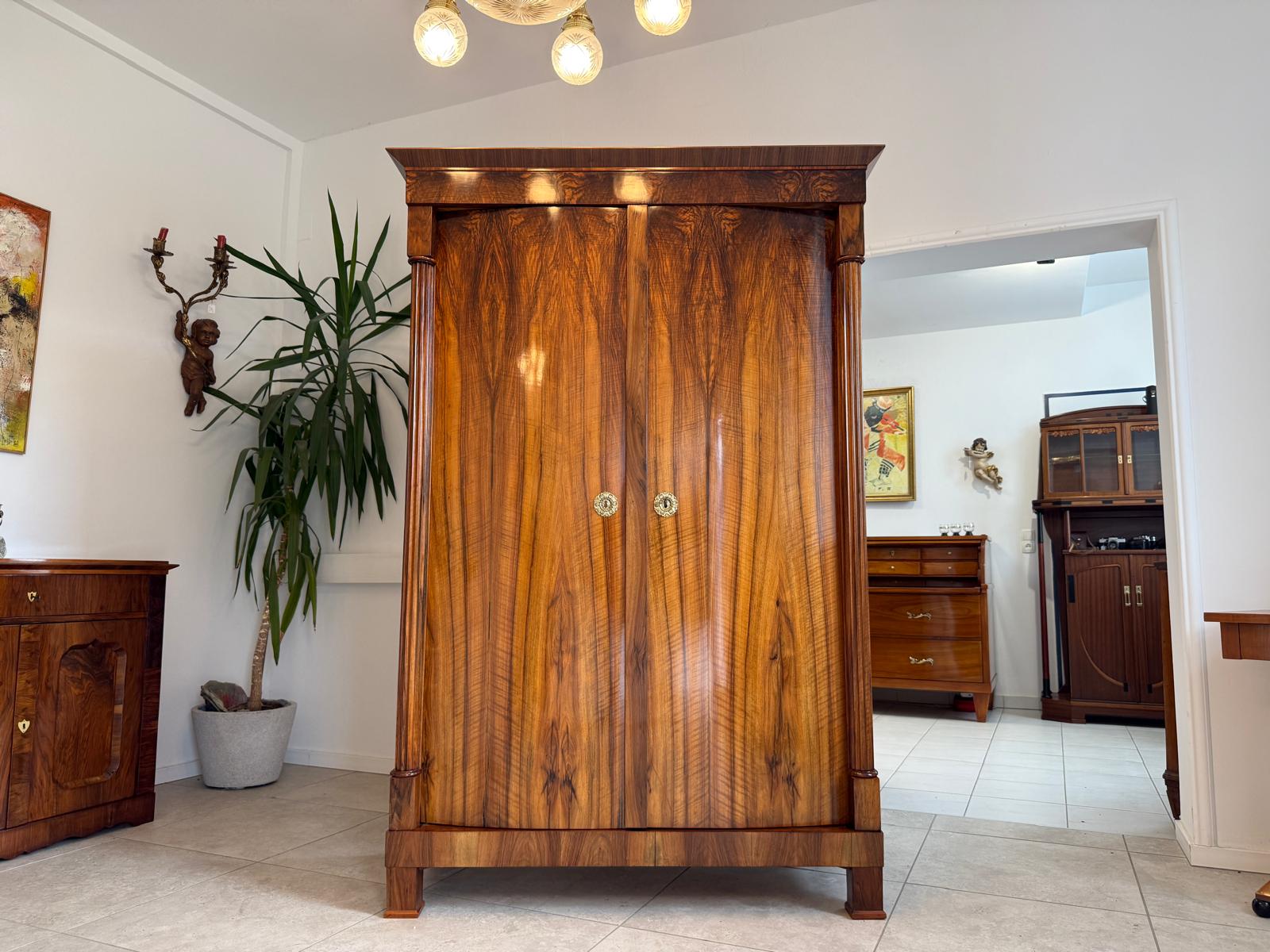 Restaurierter Biedermeier Schrank Kleiderkasten Hallenschrank Antiquität G1837