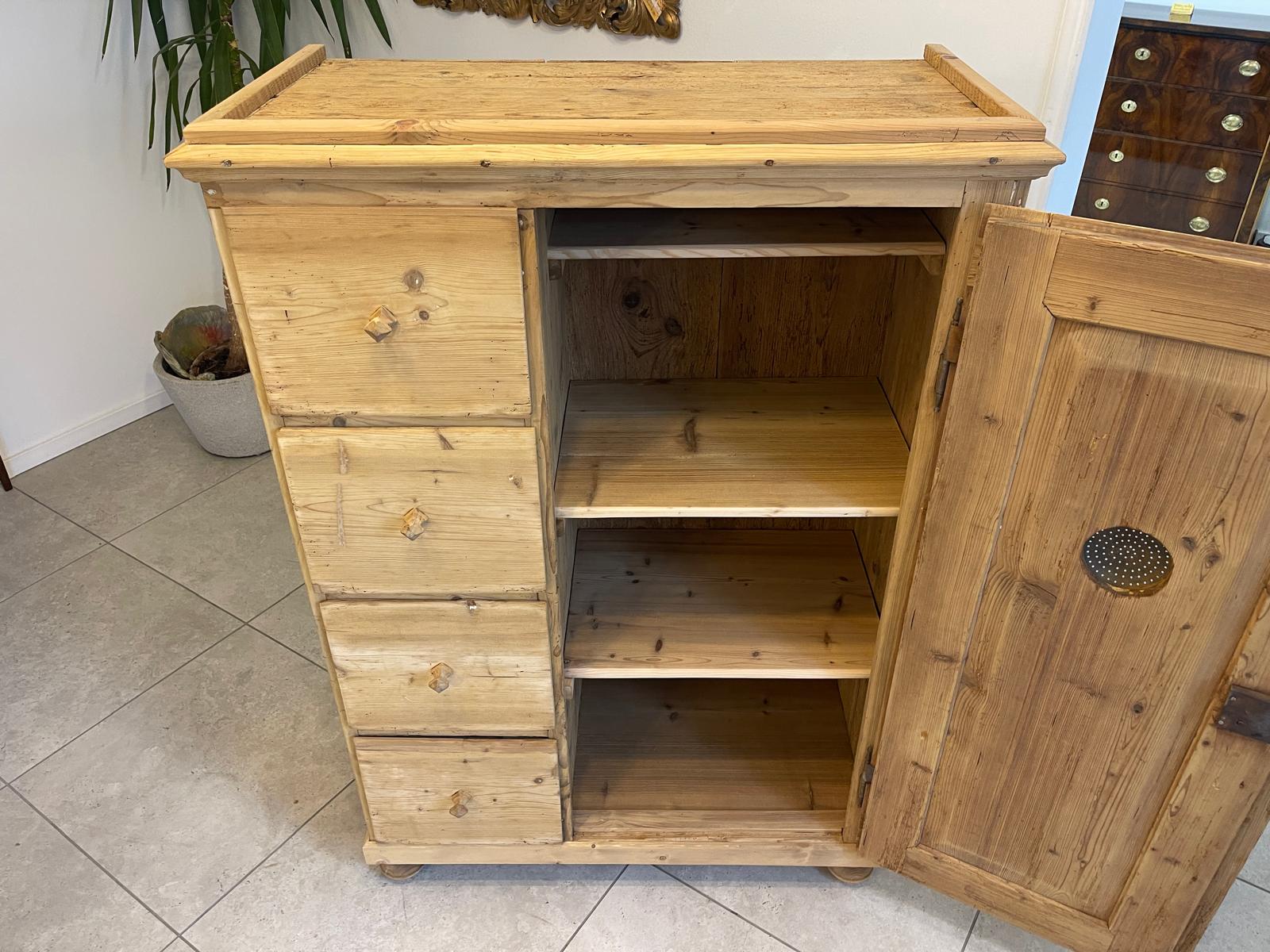 Originaler Biedermeier Brotschrank Almerschrank Speiskasten Antiquität G1062