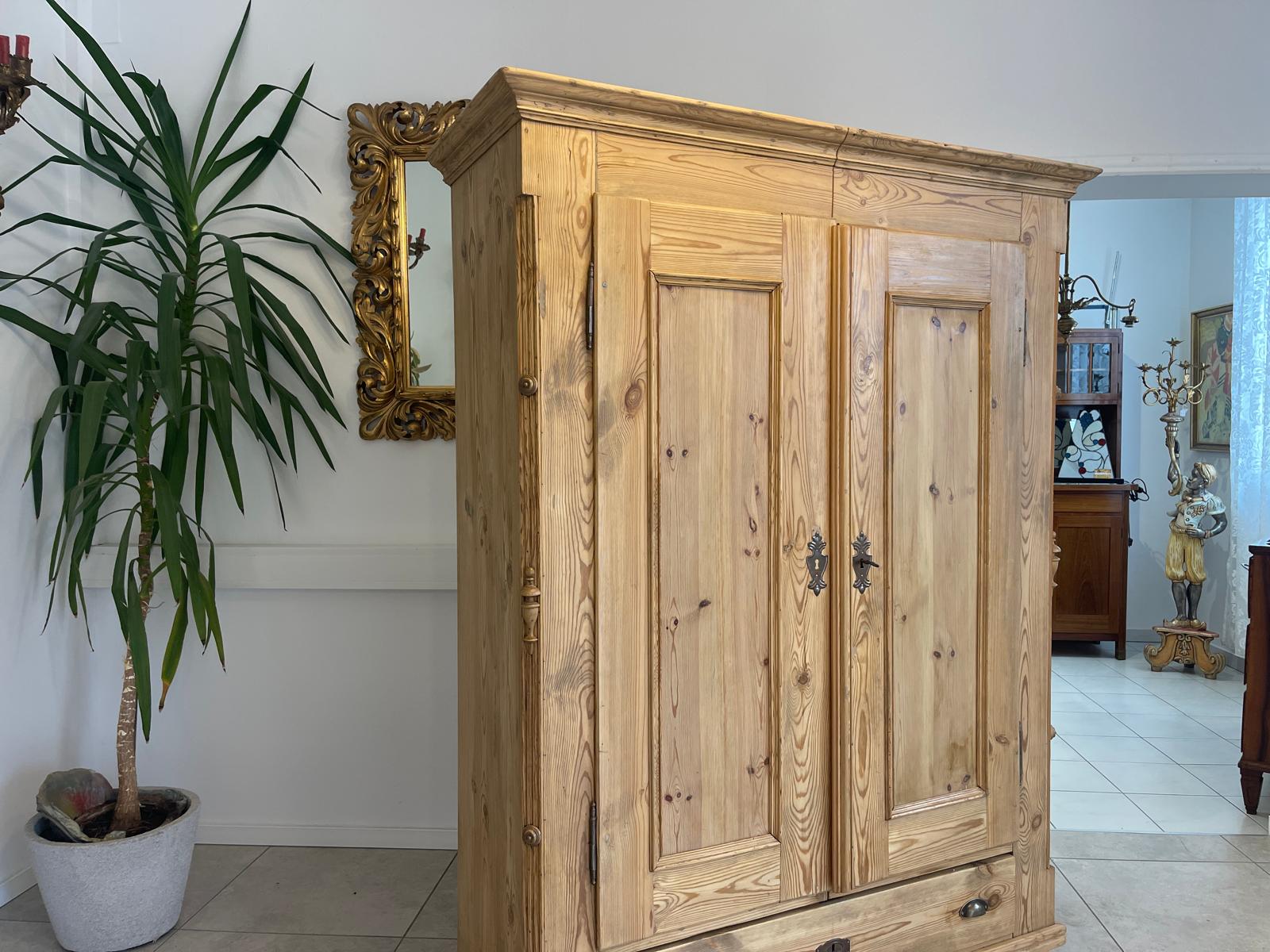 Steirischer Biedermeier Bauernschrank Naturholzschrank G1147