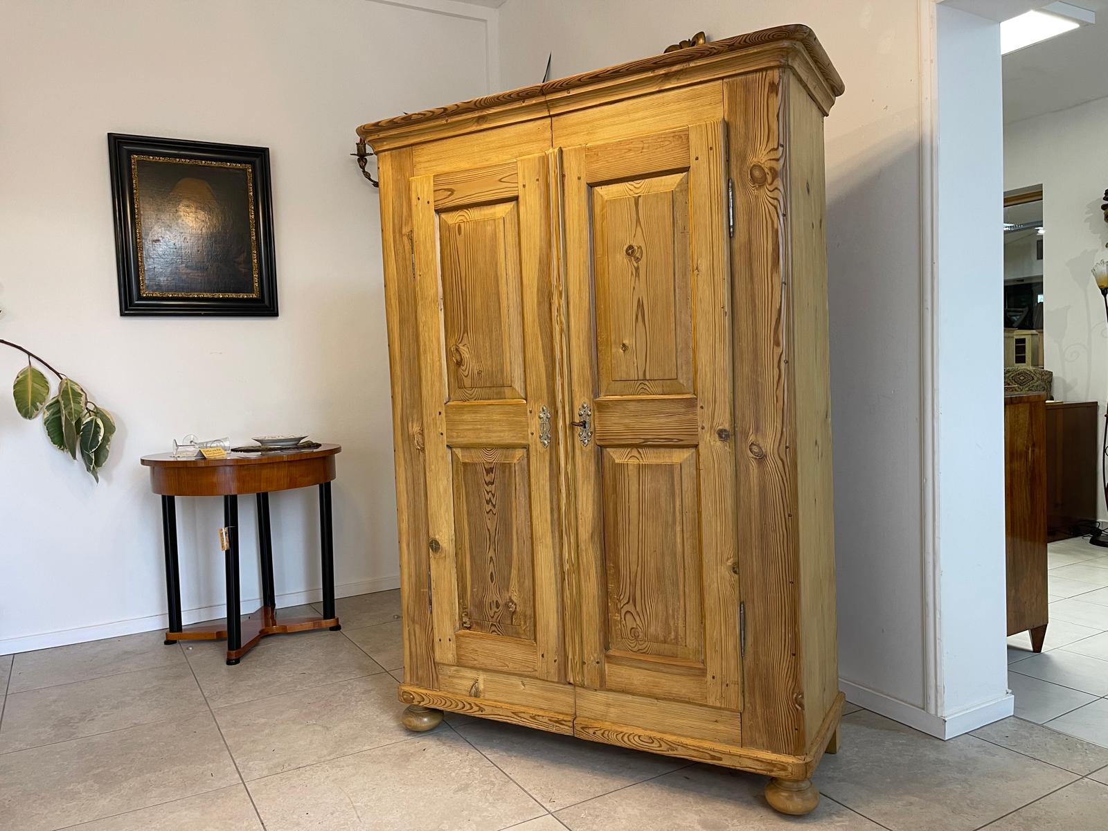 Sale Restaurierter Traum Biedermeier Bauernschrank Naturholzschrank G1257