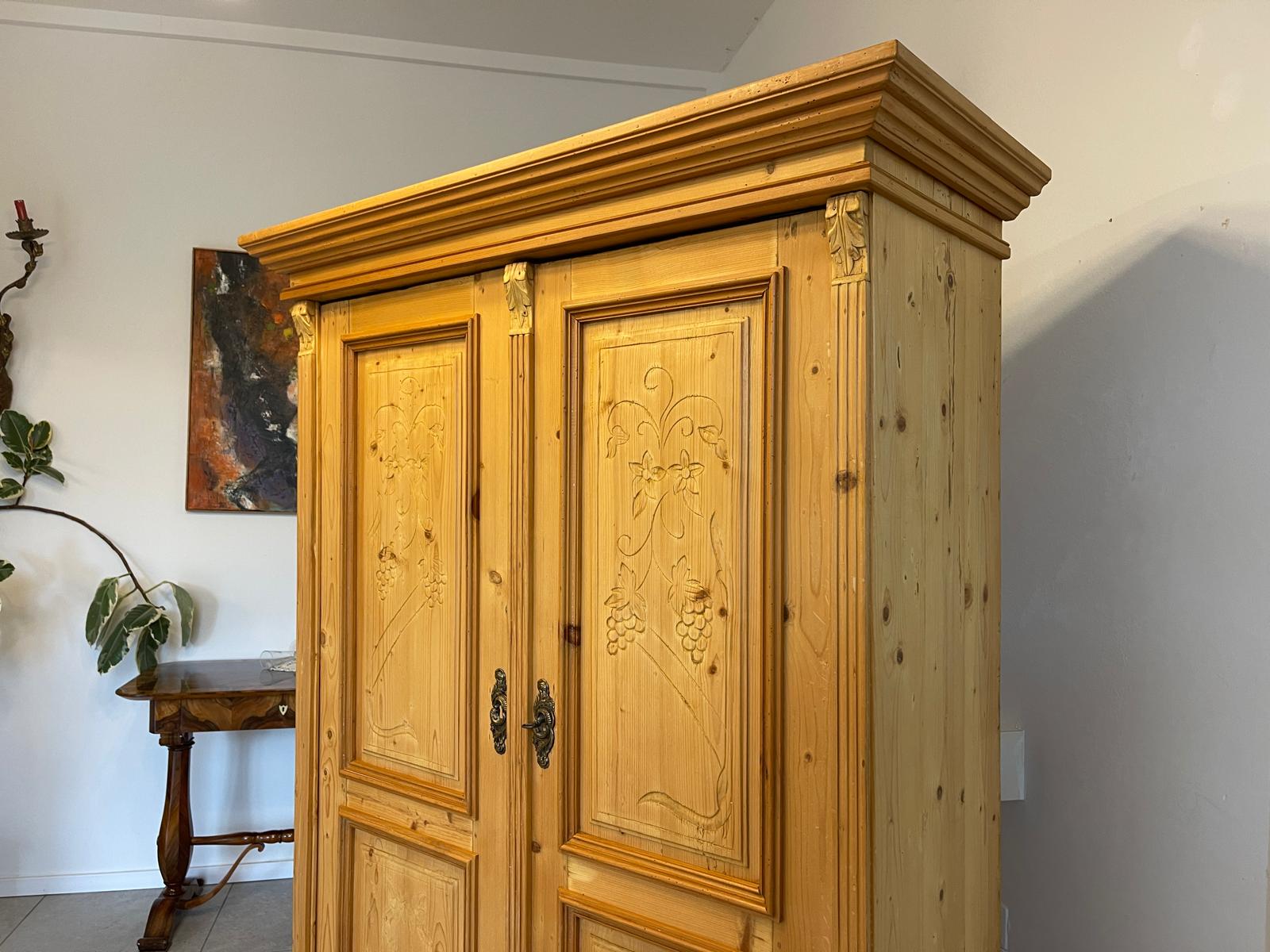 Gründerzeit Bauernschrank Bauernkasten Hallenschrank Kleiderkasten G1691