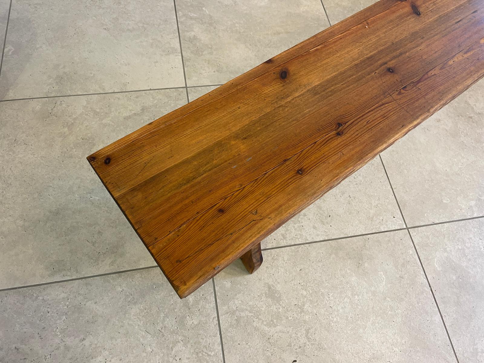 Altes  Bankerl Sitzbank Bankerl Massivholz Bauernbank 199cm  A5163