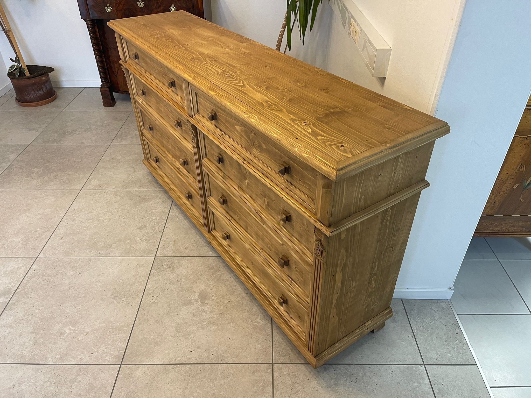 c8f5e5c6-5dc2-49e2-8d6d-5d9a08a4b992 Apothekenschrank Ladenkommode Ladenschrank Gründerzeit A5007