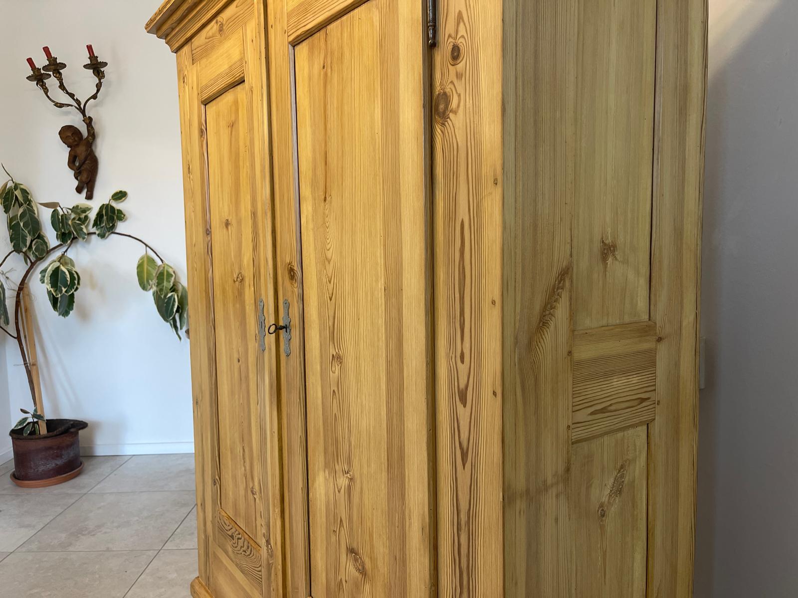 Sale Restaurierter Traum Biedermeier Bauernschrank Naturholzschrank G1249