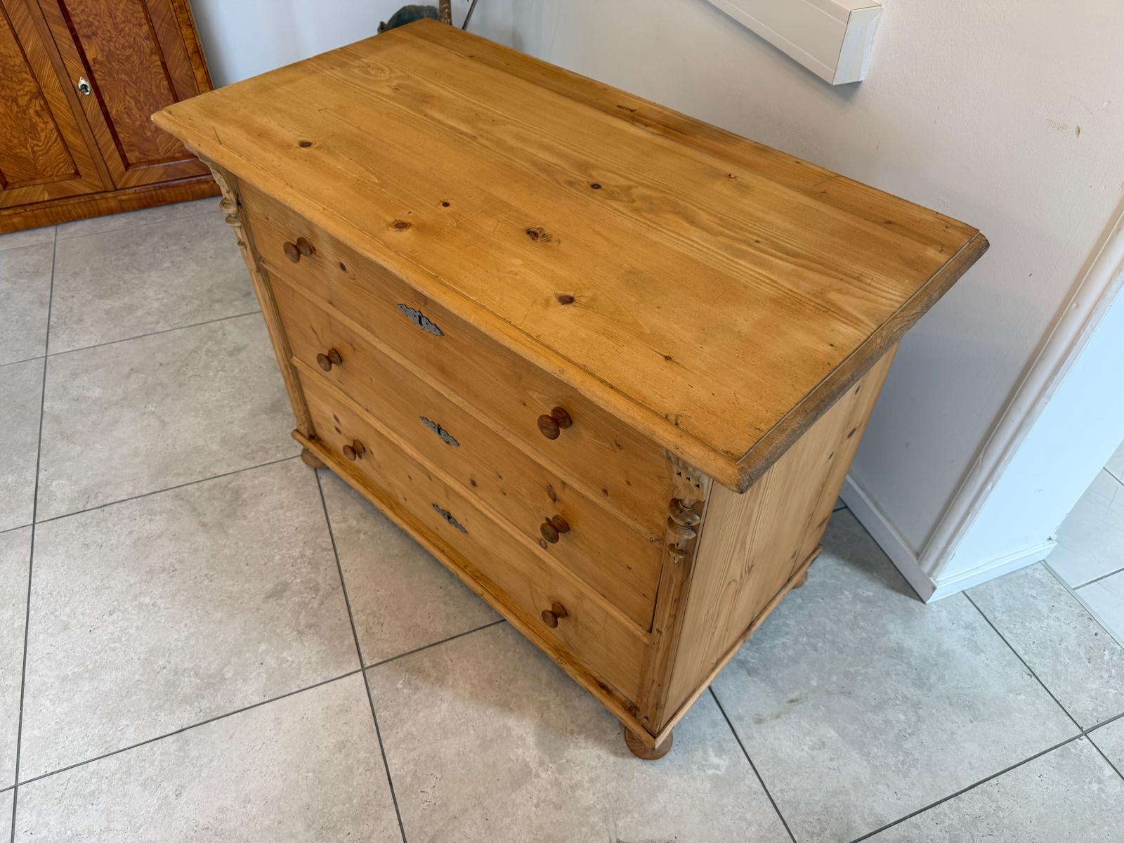 Bäuerliche Gründerzeit Anrichte Kommode Kasterl Bauernmöbel Antik D1201