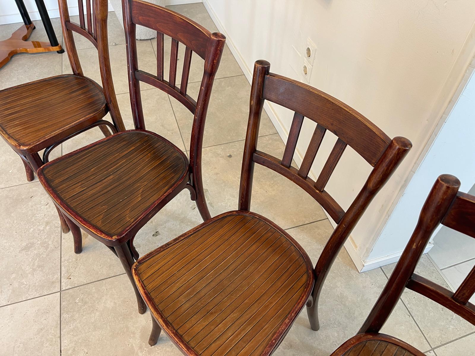 4er Set Mundus Sessel Wien – Stabiler Relaxsessel aus Bugholz Ensemble G1196